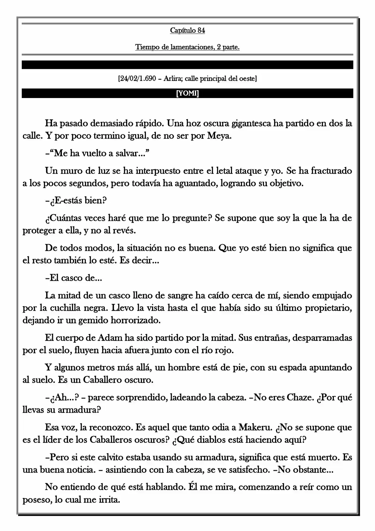 Monochrome Cross - Remade (Novela) - Capítulo 84 - Página 2 - LectorTMOo