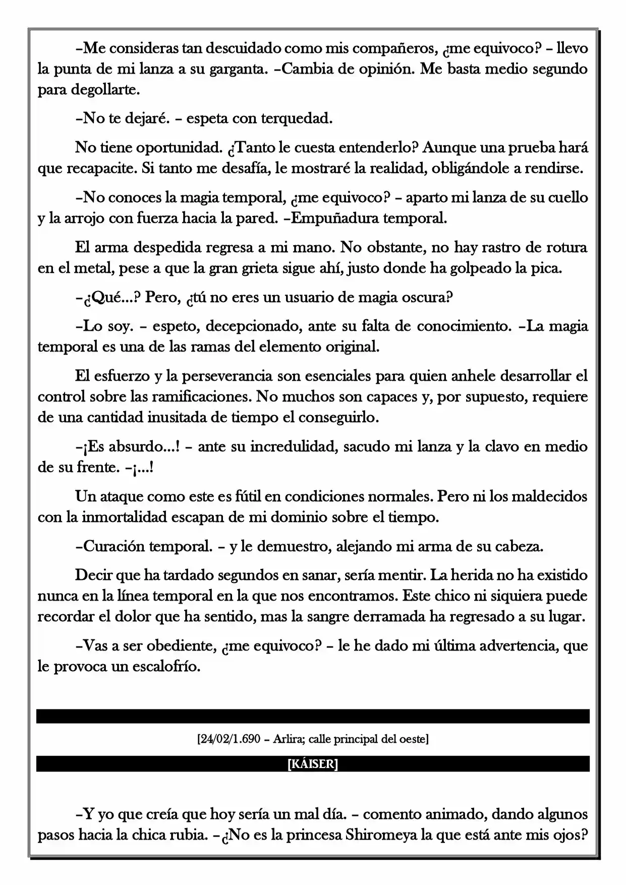 Monochrome Cross - Remade (Novela) - Capítulo 85 - Página 5 - LectorTMOo
