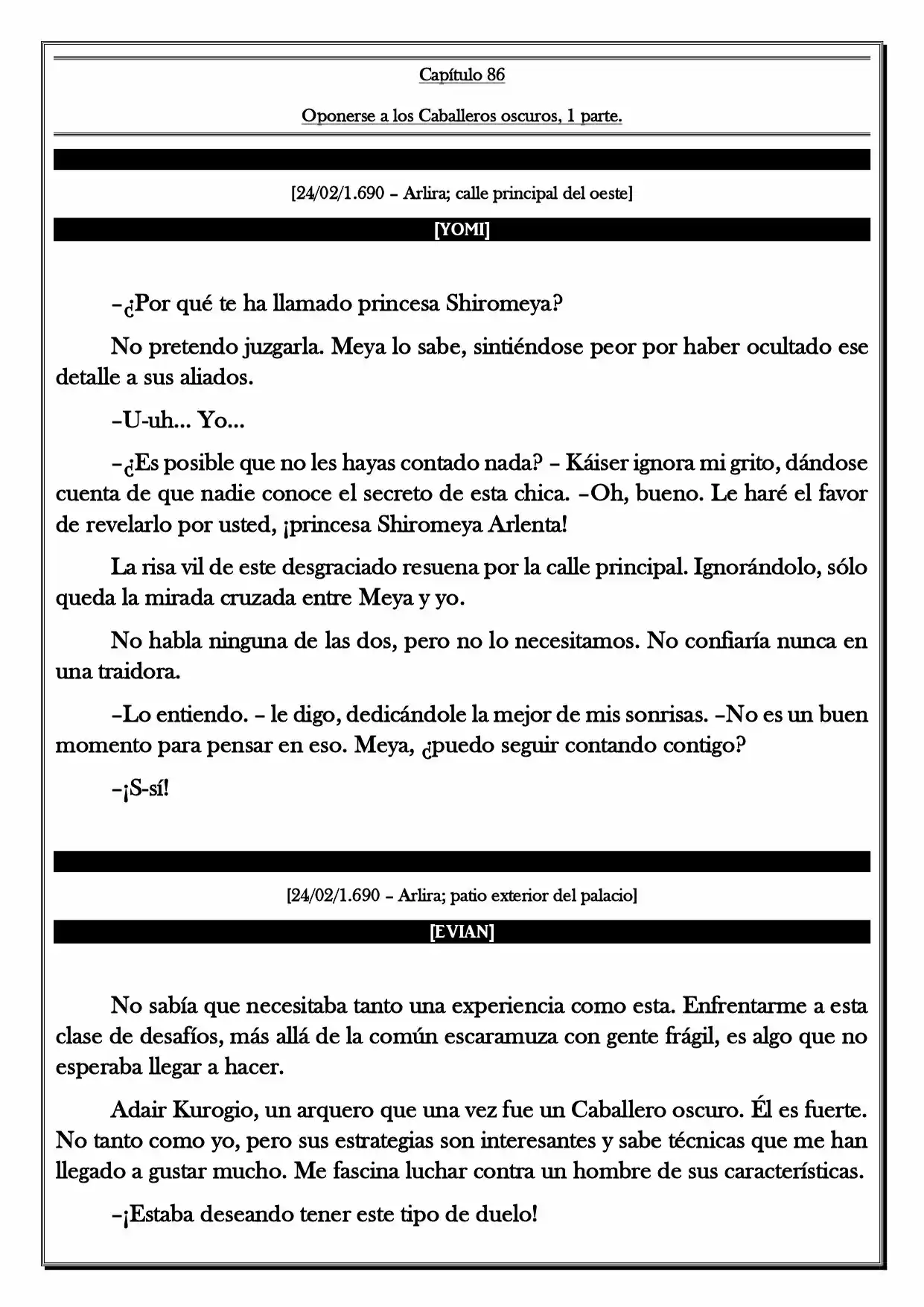 Monochrome Cross - Remade (Novela) - Capítulo 86 - Página 2 - LectorTMOo