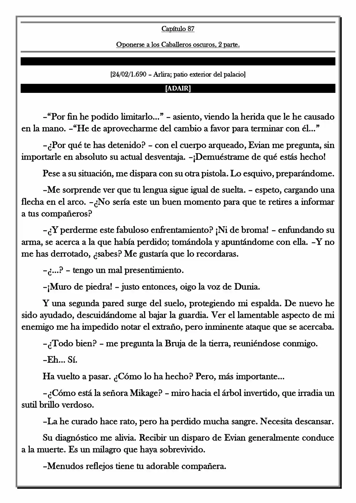 Monochrome Cross - Remade (Novela) - Capítulo 87 - Página 2 - LectorTMOo