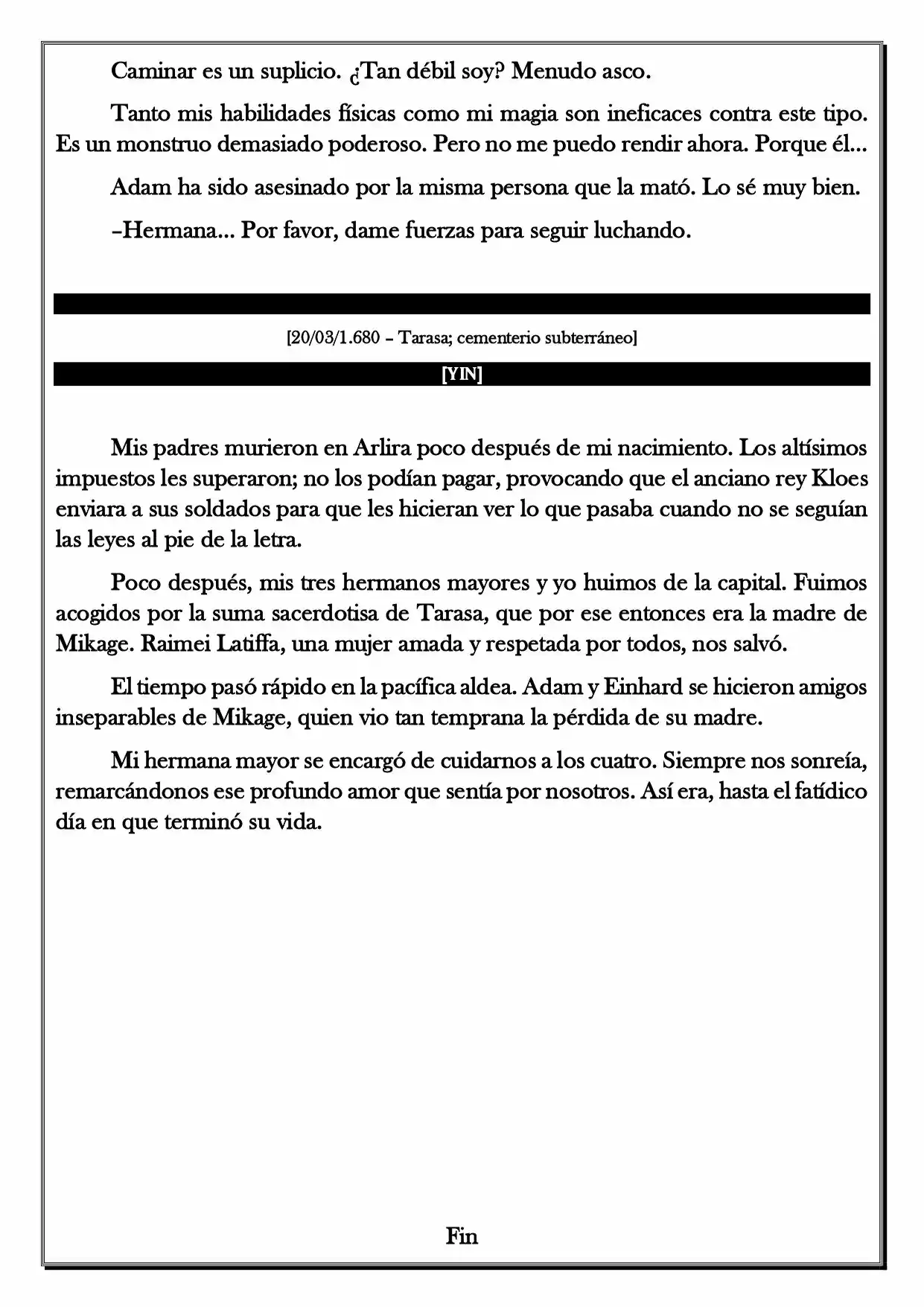 Monochrome Cross - Remade (Novela) - Capítulo 89 - Página 6 - LectorTMOo