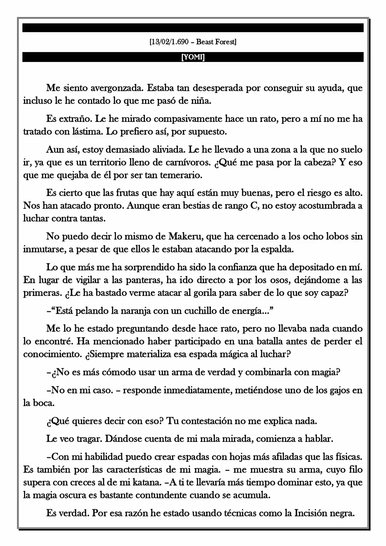 Monochrome Cross - Remade (Novela) - Capítulo 9 - Página 4 - LectorTMOo