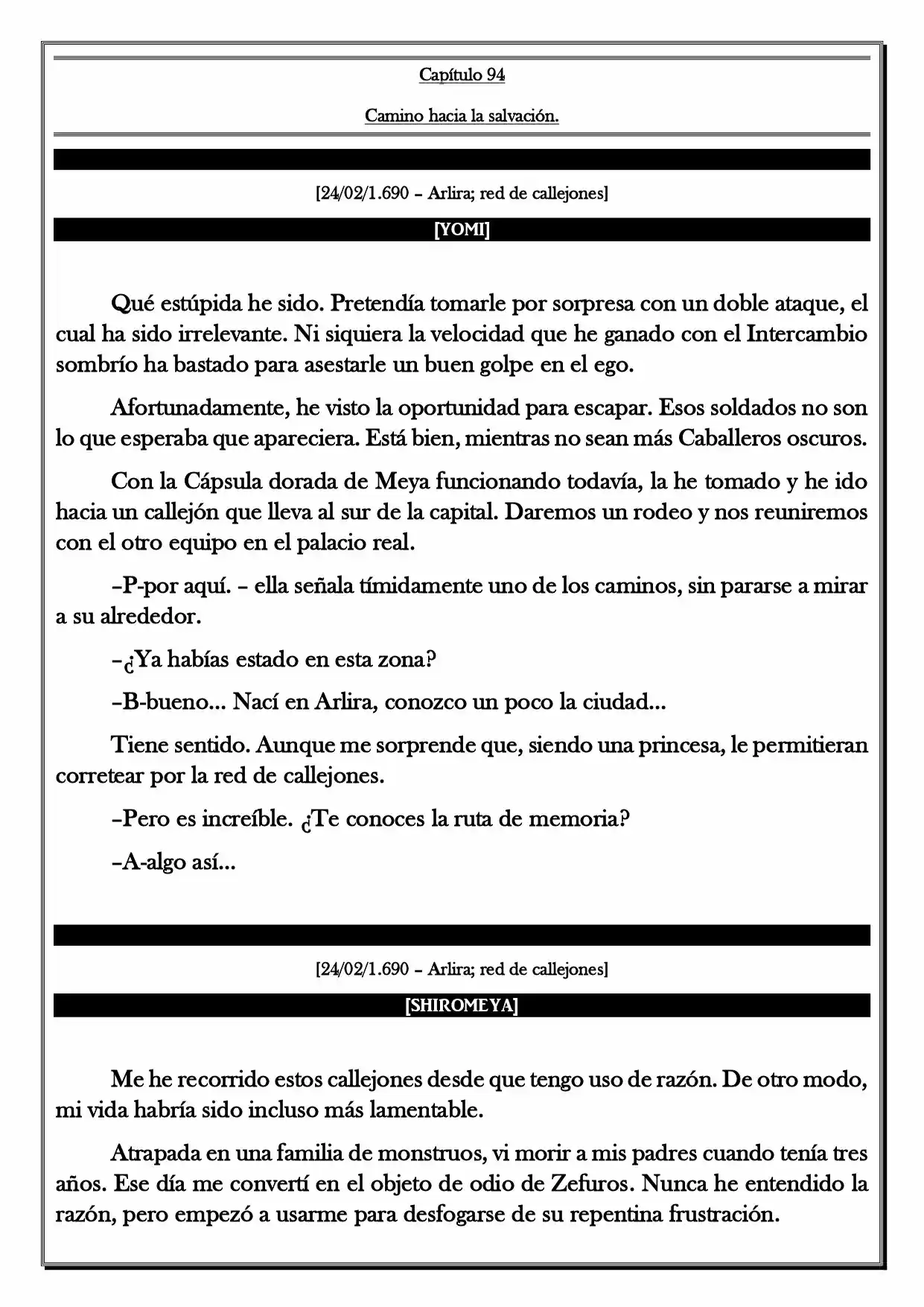 Monochrome Cross - Remade (Novela) - Capítulo 94 - Página 2 - LectorTMOo