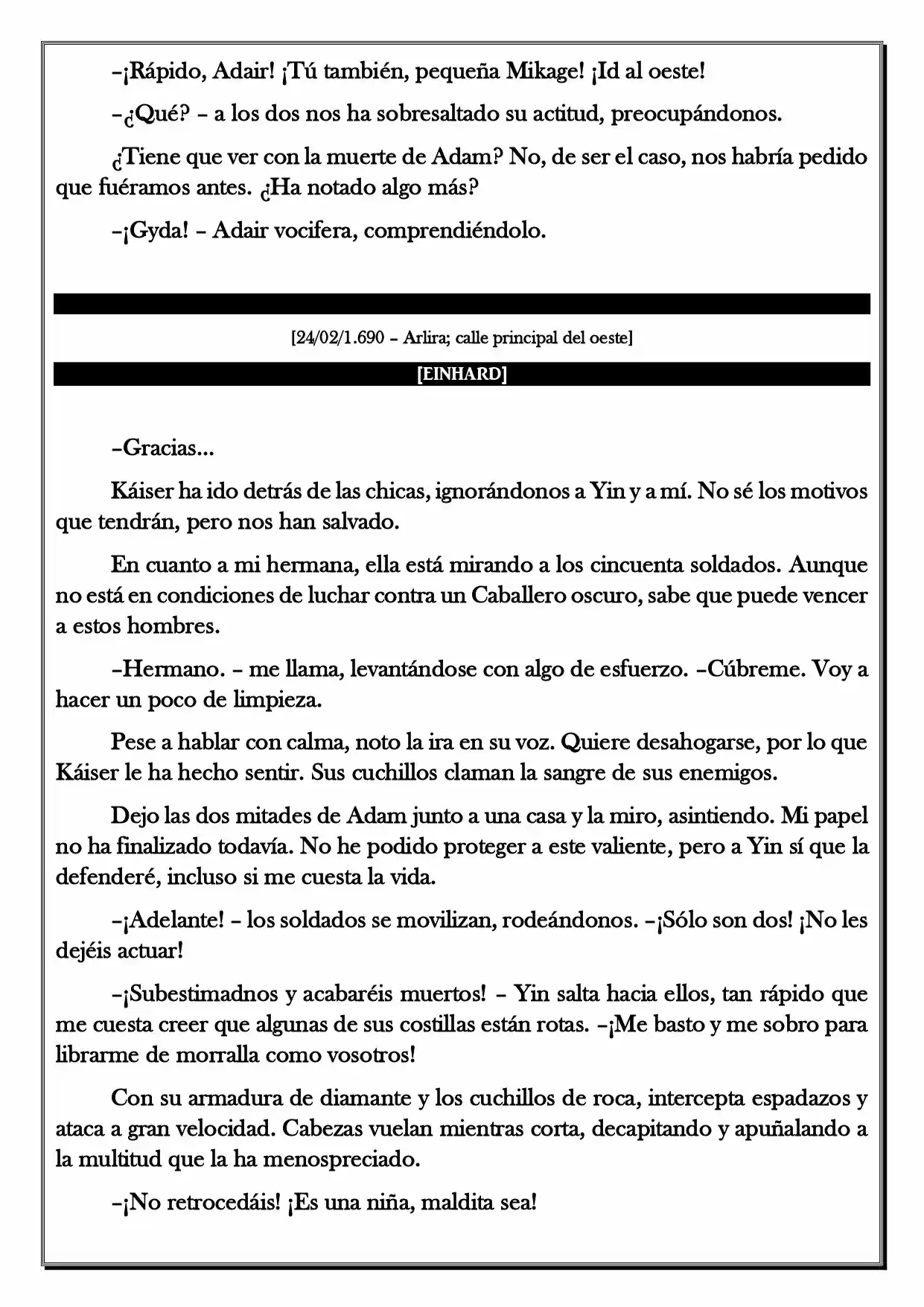 Monochrome Cross - Remade (Novela) - Capítulo 94 - Página 5 - LectorTMOo