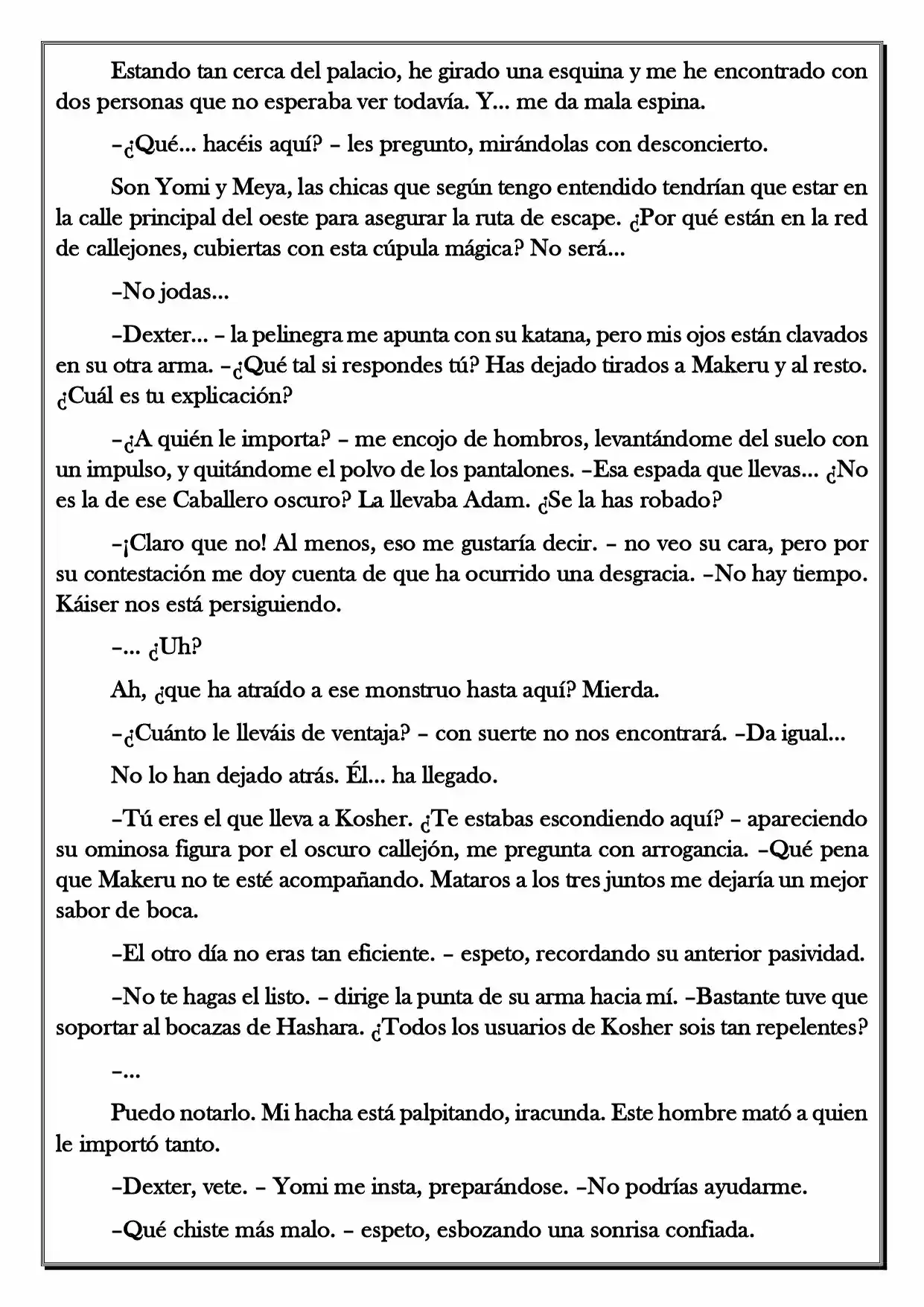 Monochrome Cross - Remade (Novela) - Capítulo 95 - Página 4 - LectorTMOo