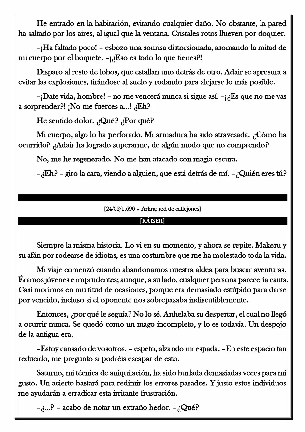 Monochrome Cross - Remade (Novela) - Capítulo 96 - Página 5 - LectorTMOo