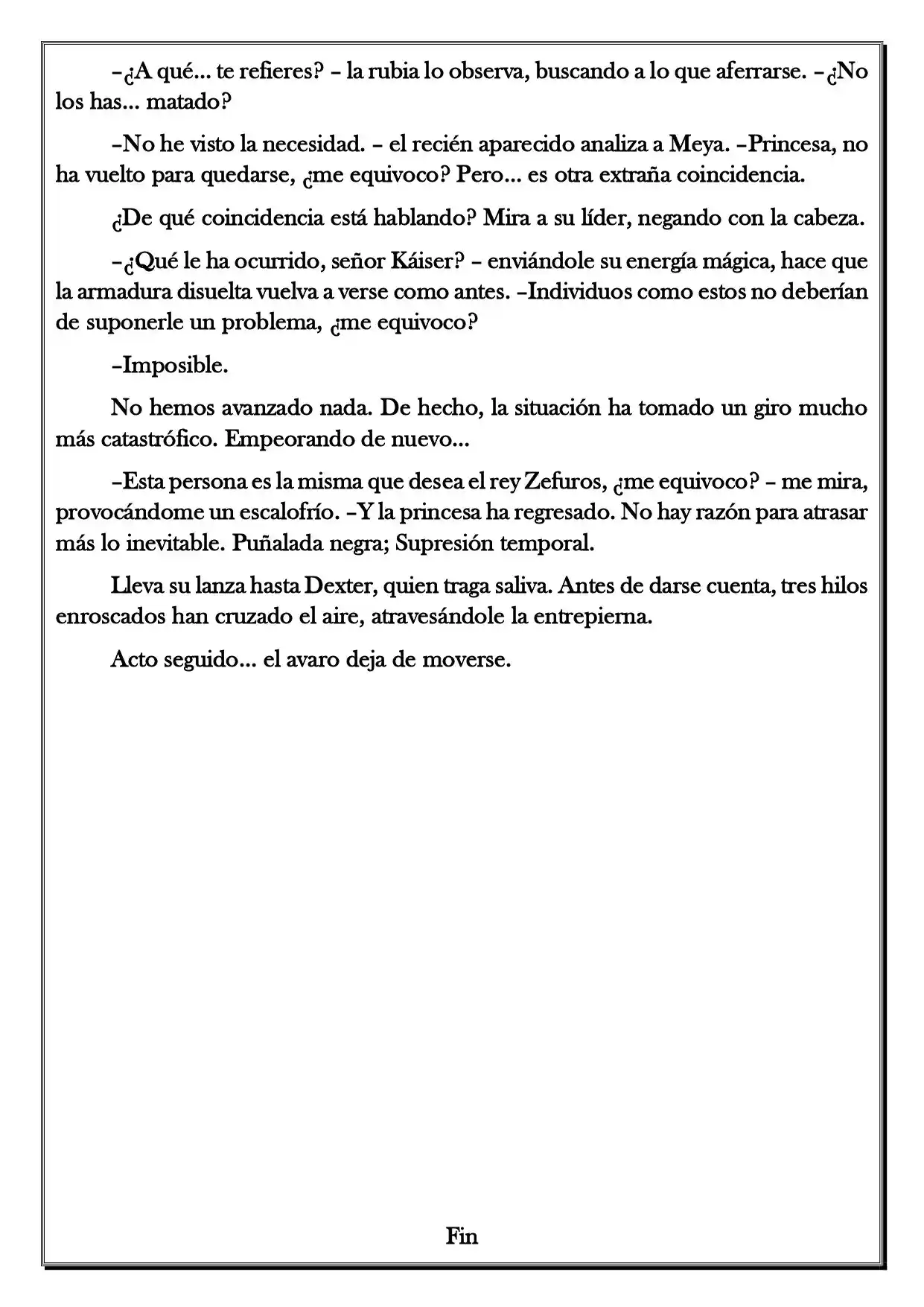Monochrome Cross - Remade (Novela) - Capítulo 97 - Página 6 - LectorTMOo