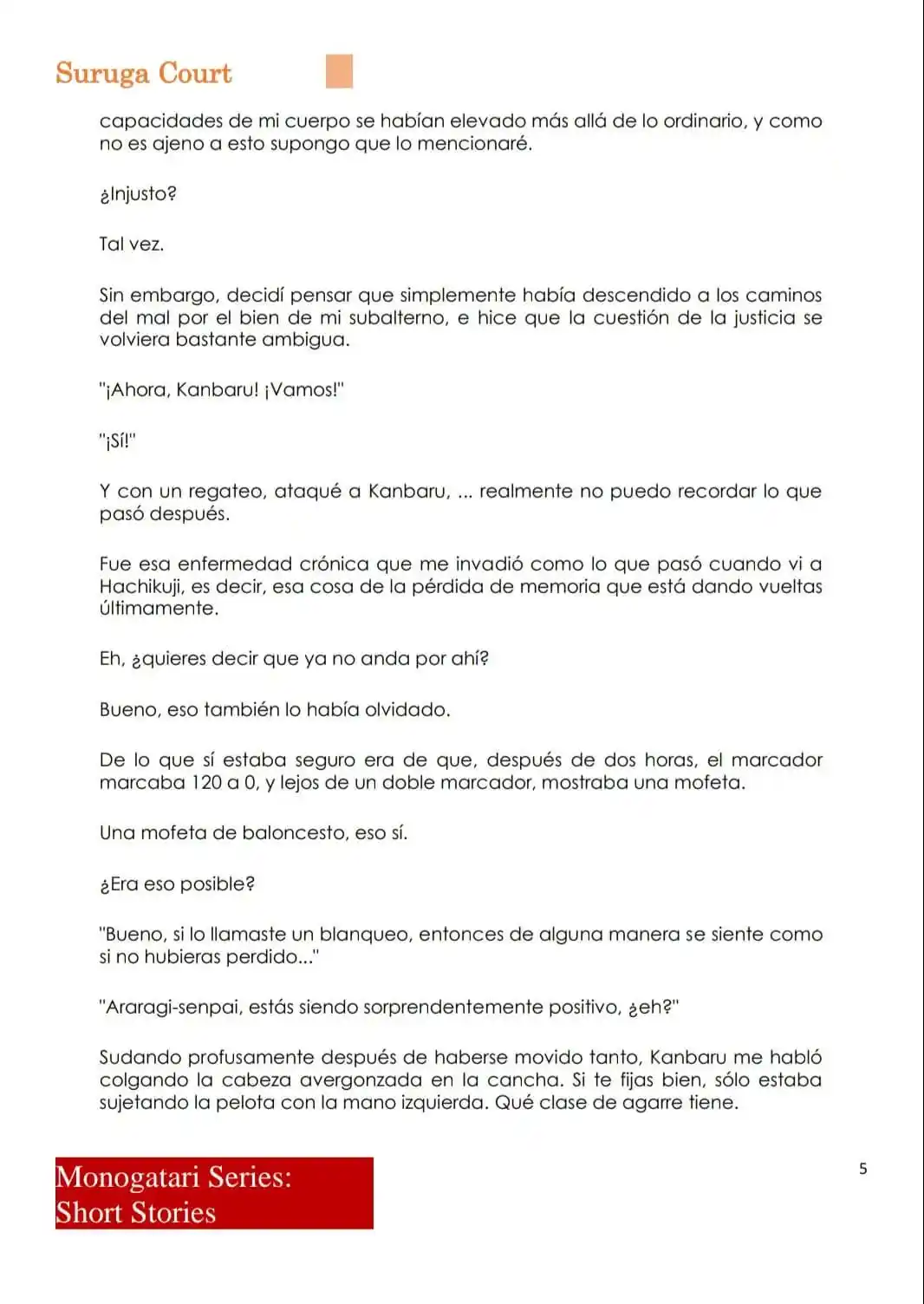 Monogatari Series - Historias Cortas (Novela) - Capítulo 4 - Página 7 - LectorTMOo