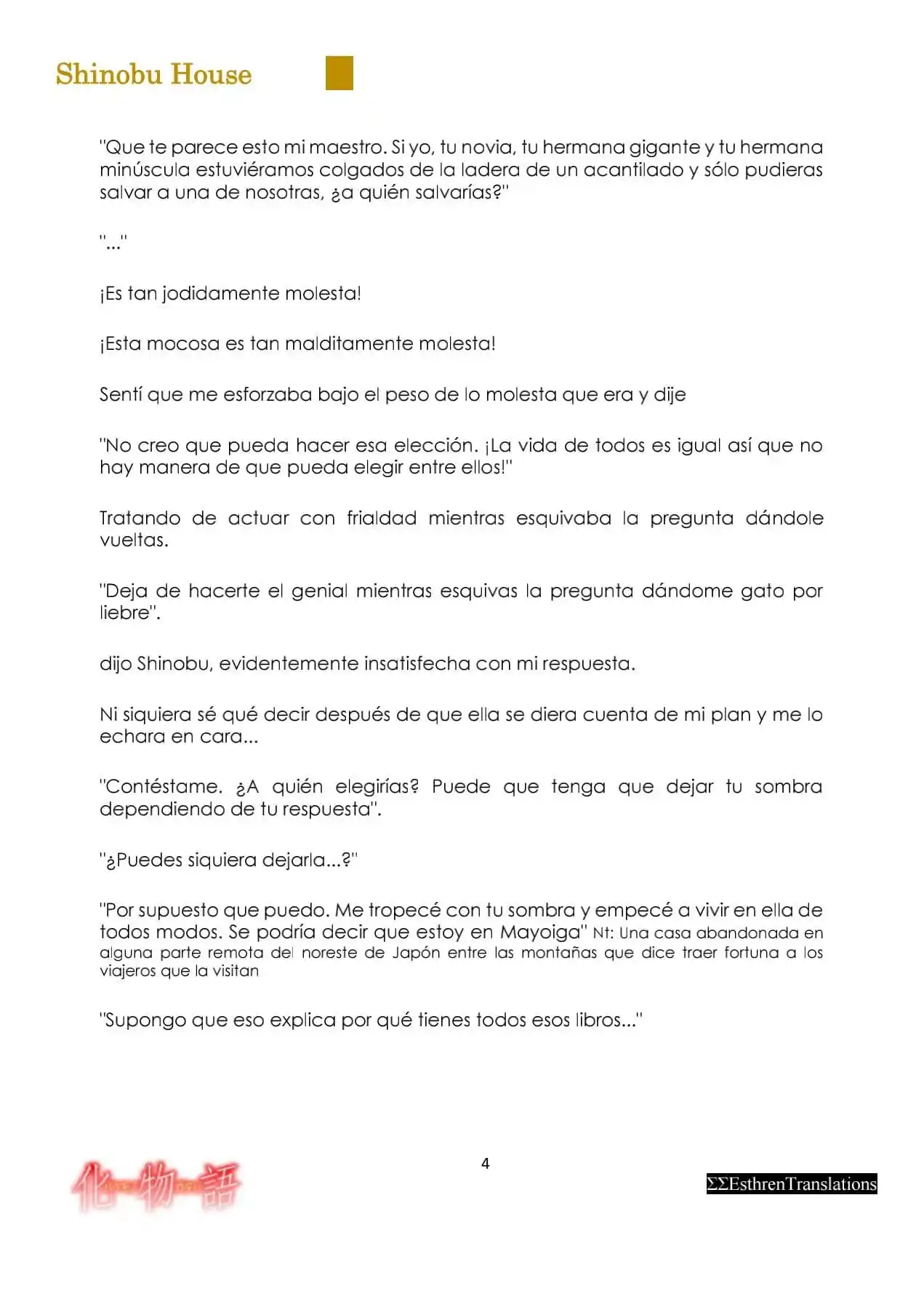 Monogatari Series - Historias Cortas (Novela) - Capítulo 9 - Página 5 - LectorTMOo
