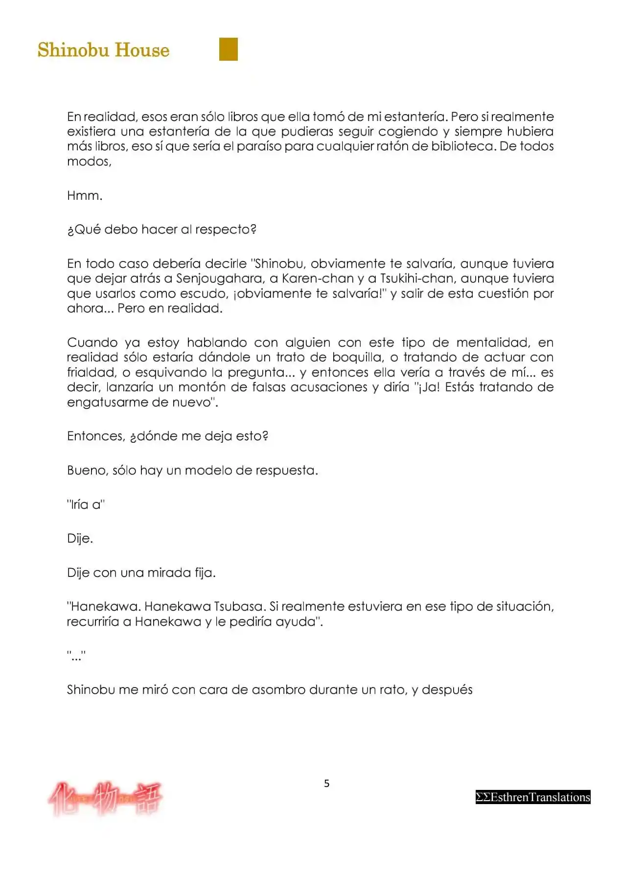 Monogatari Series - Historias Cortas (Novela) - Capítulo 9 - Página 6 - LectorTMOo