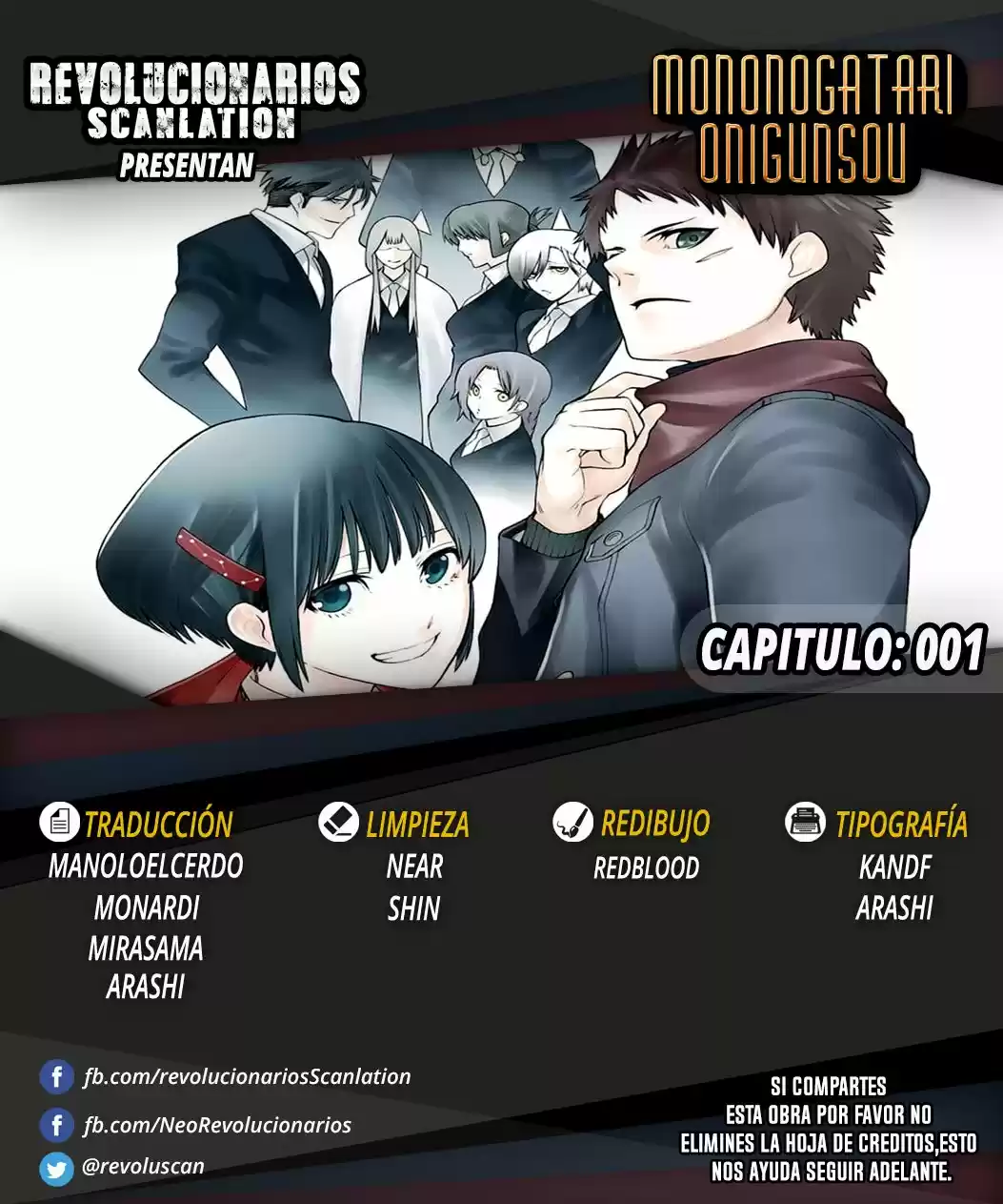 Mononogatari Onigunsou - Capítulo 1 - Página 1 - LectorTMOo