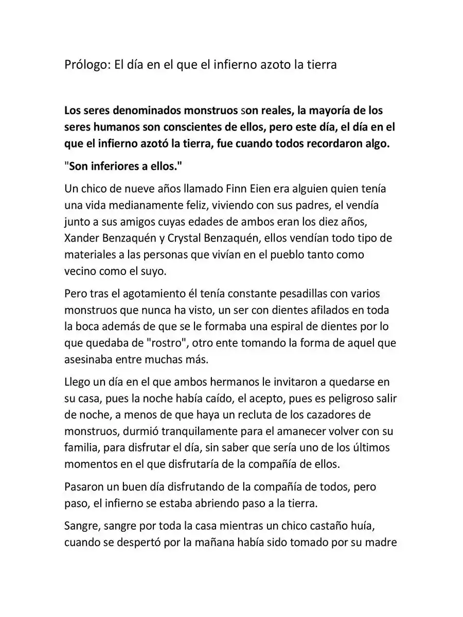 Monster Man: ¡Yo Soy El Gran Humano Monstruo! Vol. 1 (Novela Ligera) (Novela) - Capítulo - Página 1 - LectorTMOo