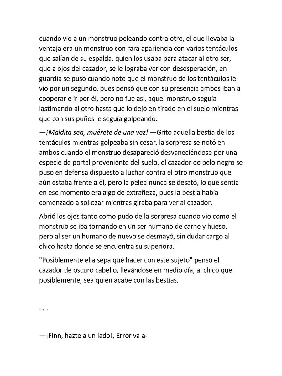 Monster Man: ¡Yo Soy El Gran Humano Monstruo! Vol. 1 (Novela Ligera) (Novela) - Capítulo 1 - Página 6 - LectorTMOo