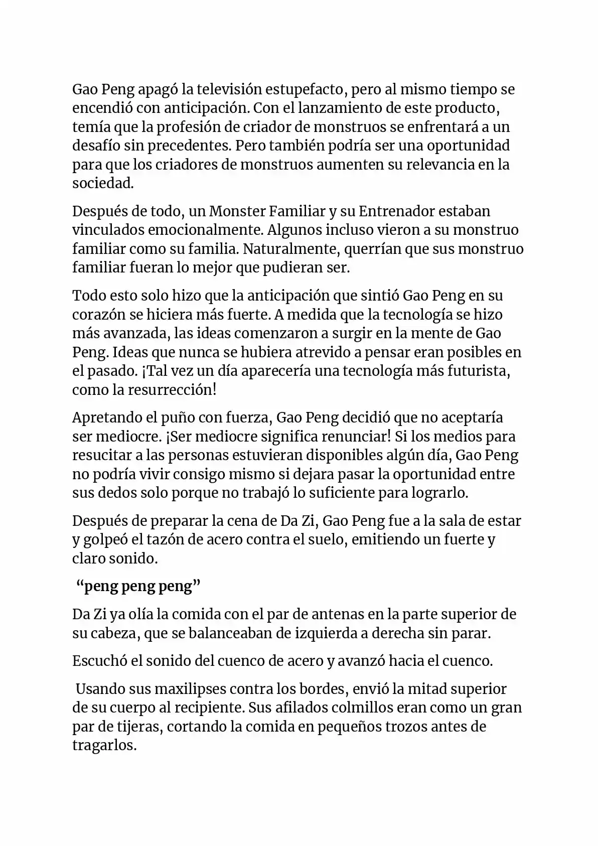 Monster Pet Evolution (Novela) - Capítulo 3 - Página 5 - LectorTMOo