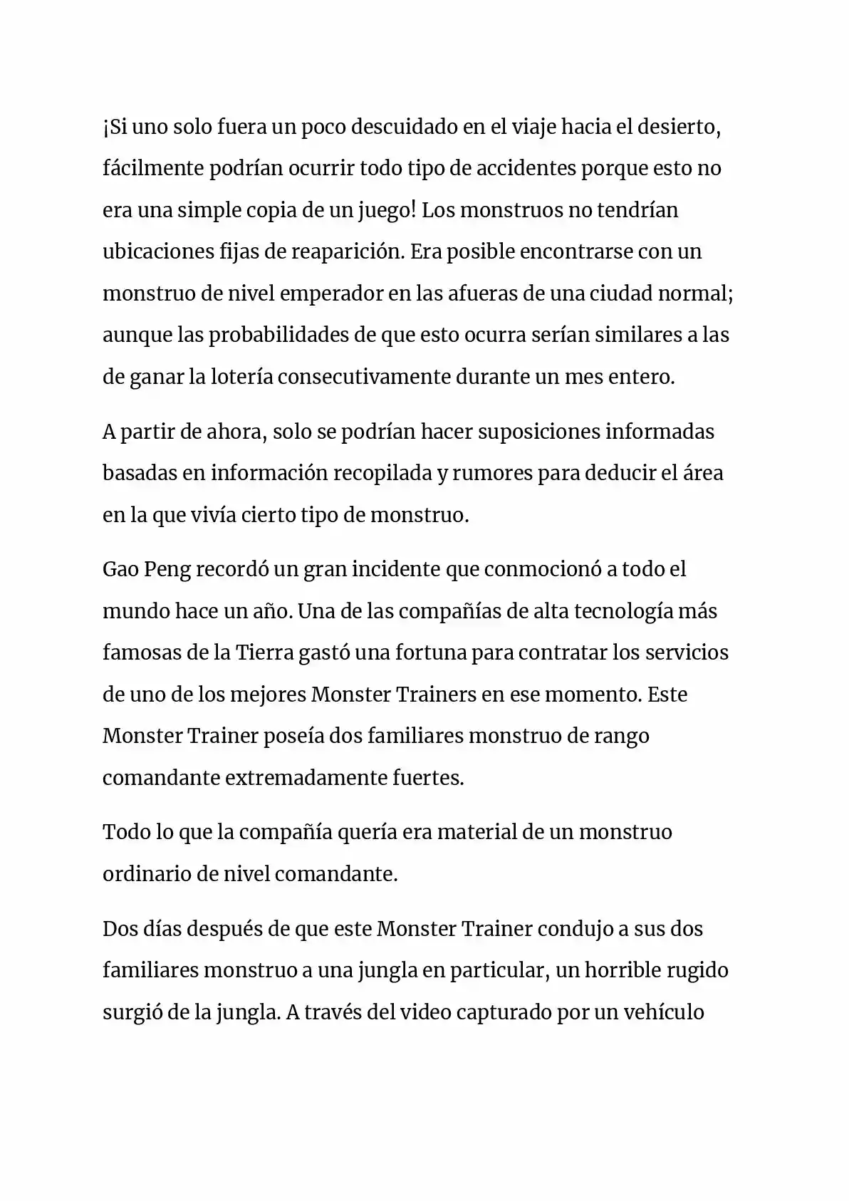 Monster Pet Evolution (Novela) - Capítulo 4 - Página 3 - LectorTMOo