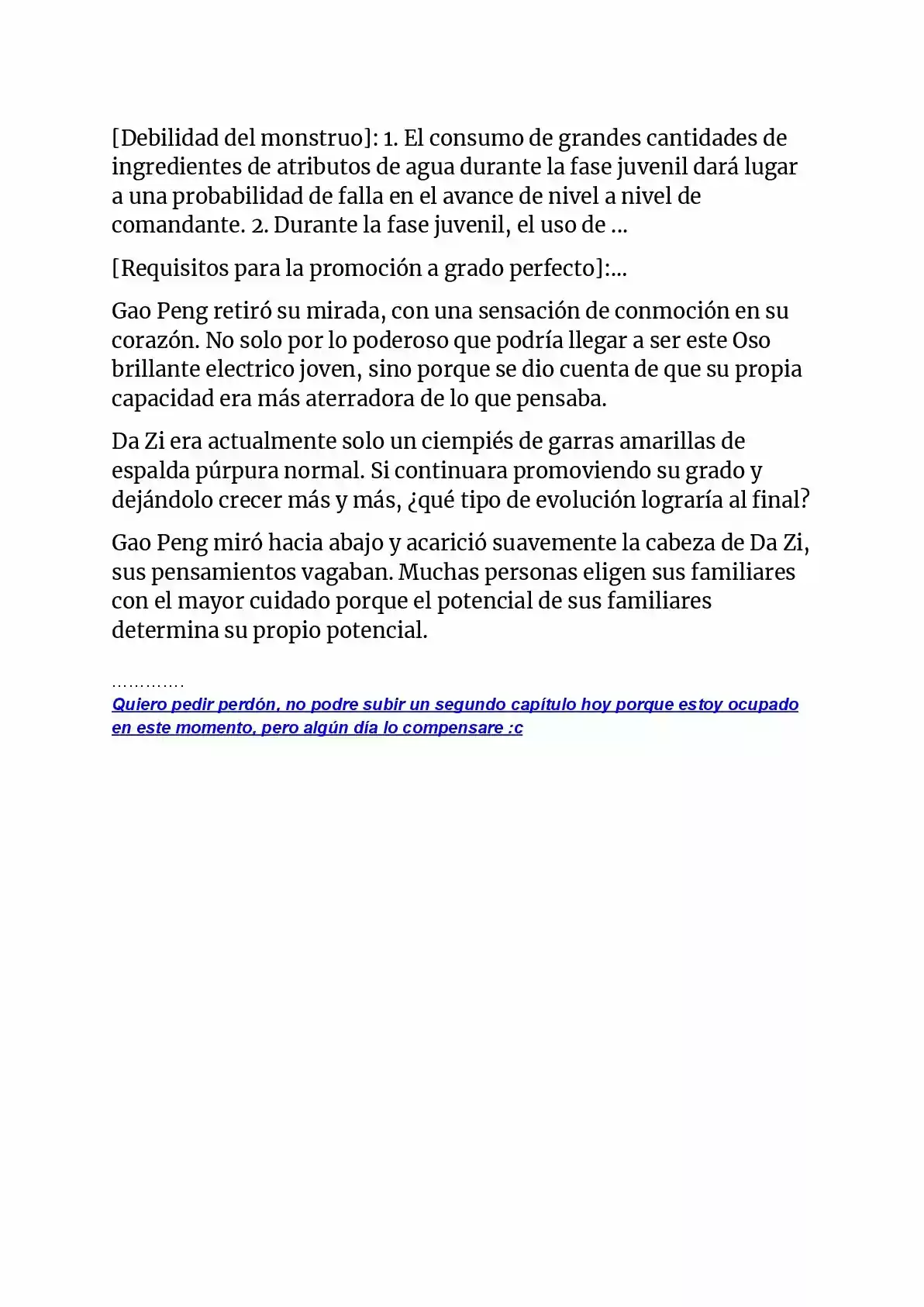 Monster Pet Evolution (Novela) - Capítulo 6 - Página 5 - LectorTMOo