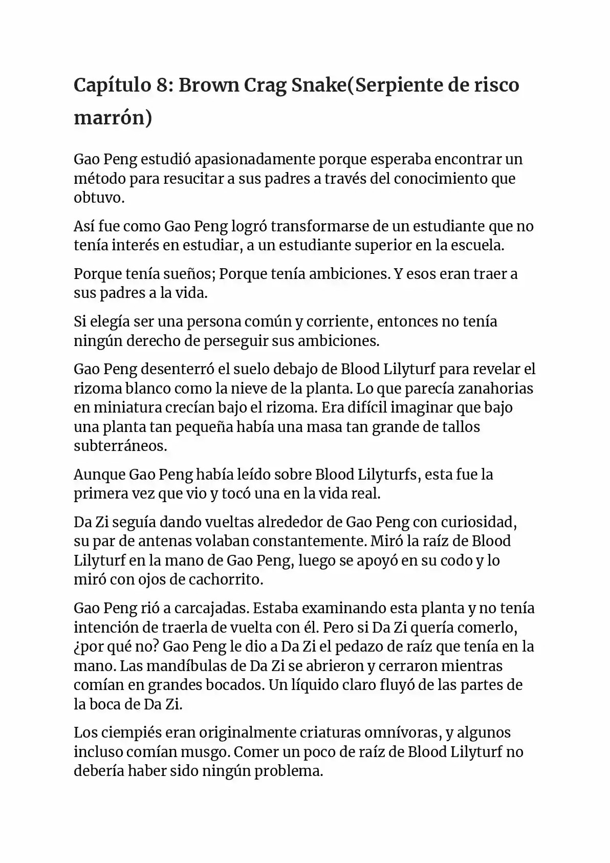 Monster Pet Evolution (Novela) - Capítulo 8 - Página 1 - LectorTMOo
