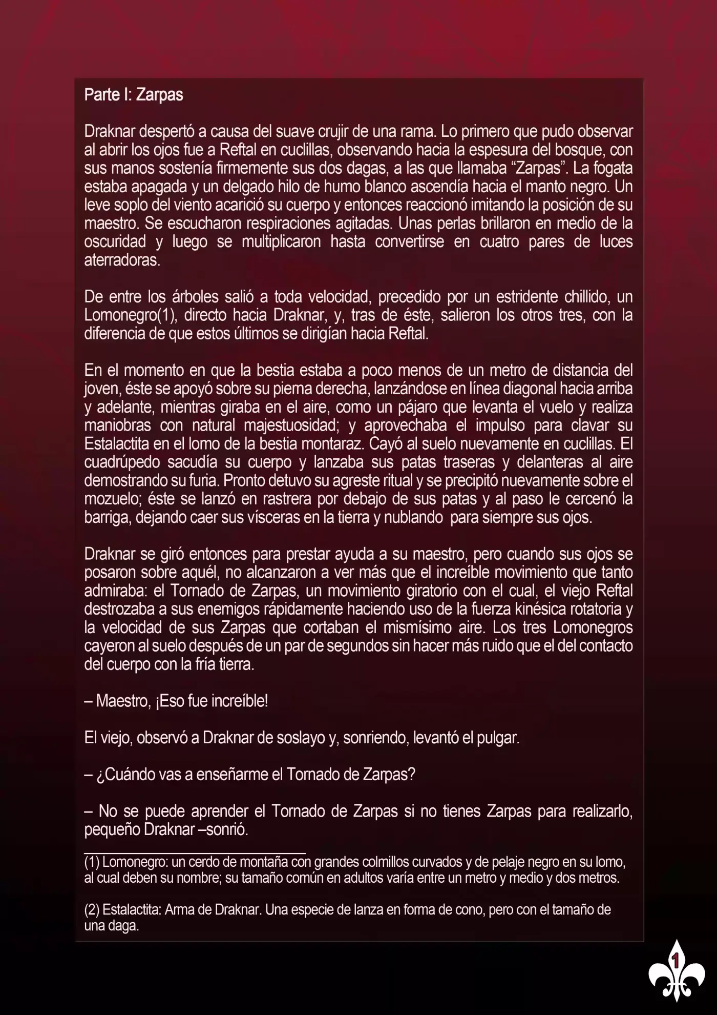 Monster Slayer (Novela) - Capítulo 1 - Página 1 - LectorTMOo