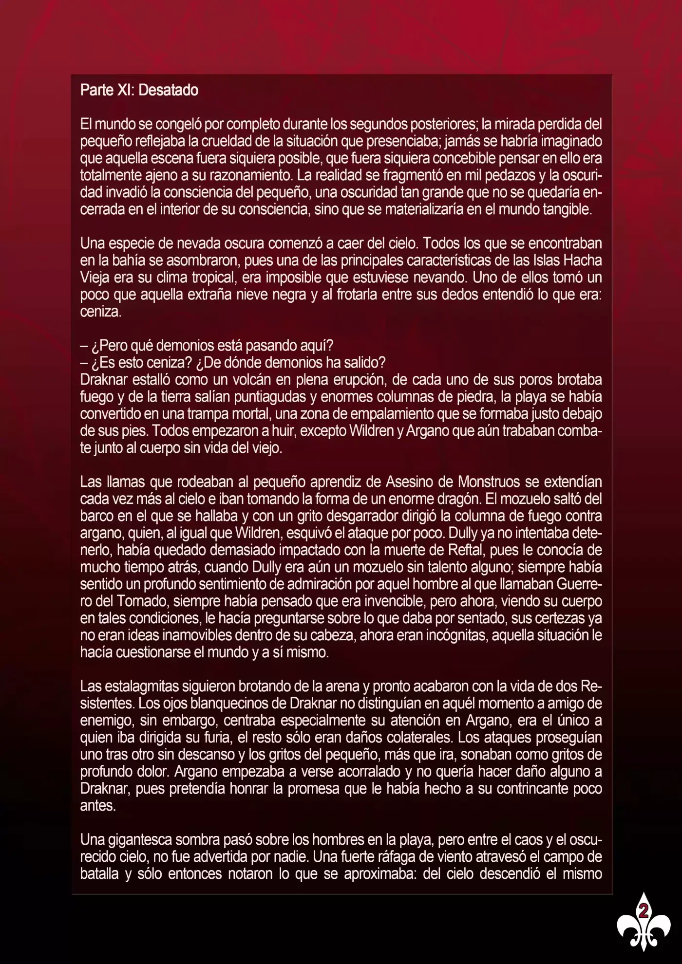 Monster Slayer (Novela) - Capítulo 11 - Página 2 - LectorTMOo
