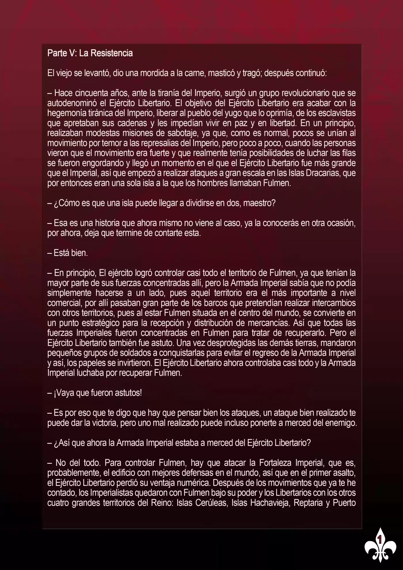 Monster Slayer (Novela) - Capítulo 5 - Página 1 - LectorTMOo