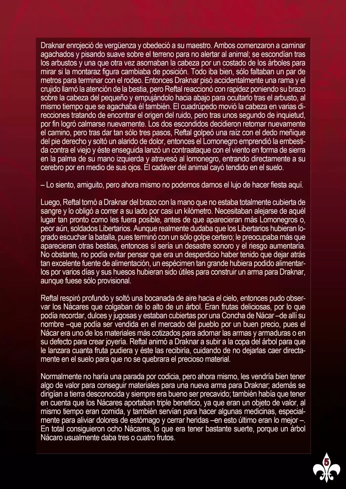 Monster Slayer (Novela) - Capítulo 7 - Página 5 - LectorTMOo