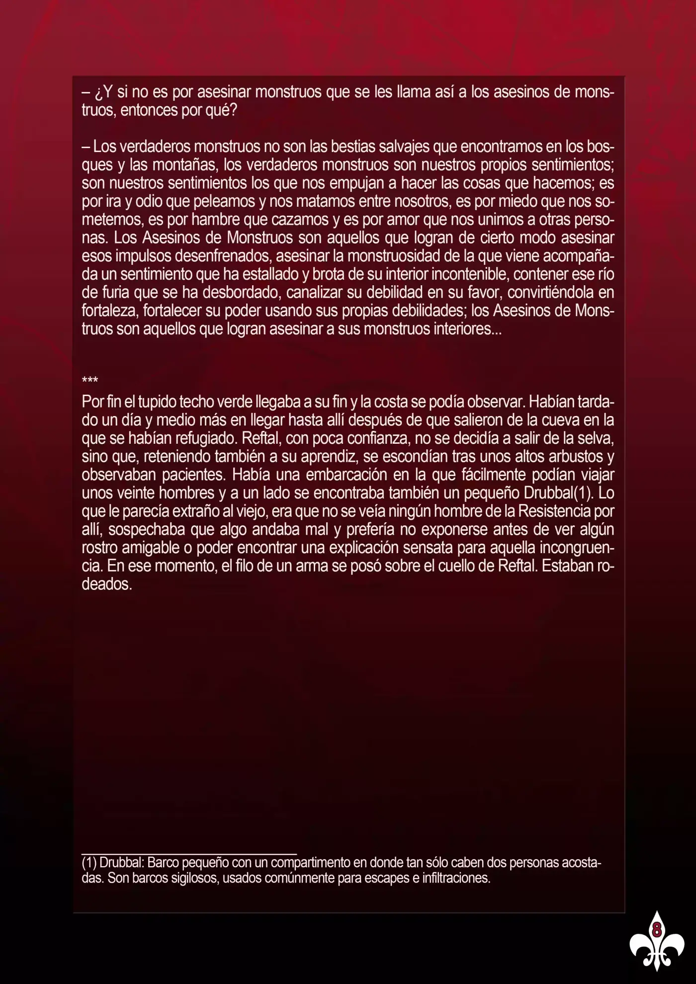 Monster Slayer (Novela) - Capítulo 7 - Página 8 - LectorTMOo