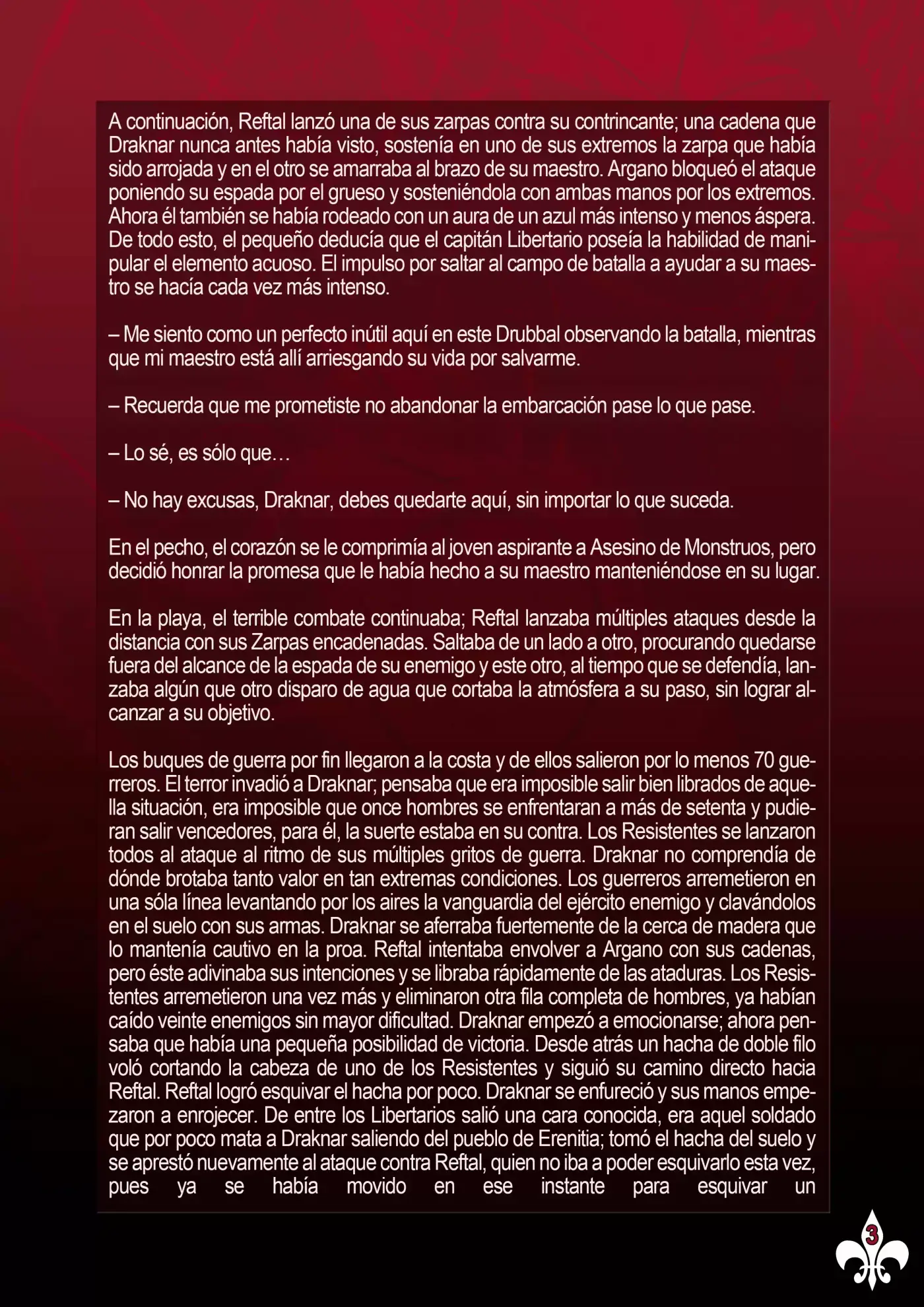 Monster Slayer (Novela) - Capítulo 9 - Página 3 - LectorTMOo