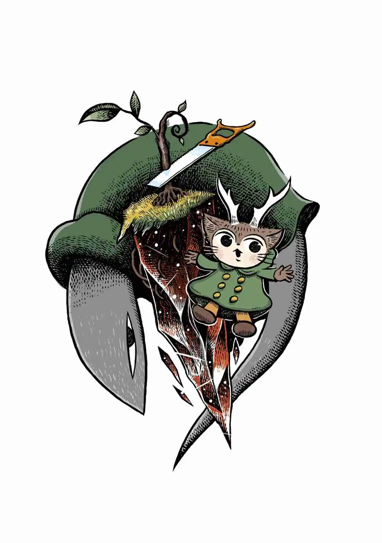 Morris: Tsuno Ga Haeta Neko No Bouken Native - Capítulo 11 - Página 5 - LectorTMOo