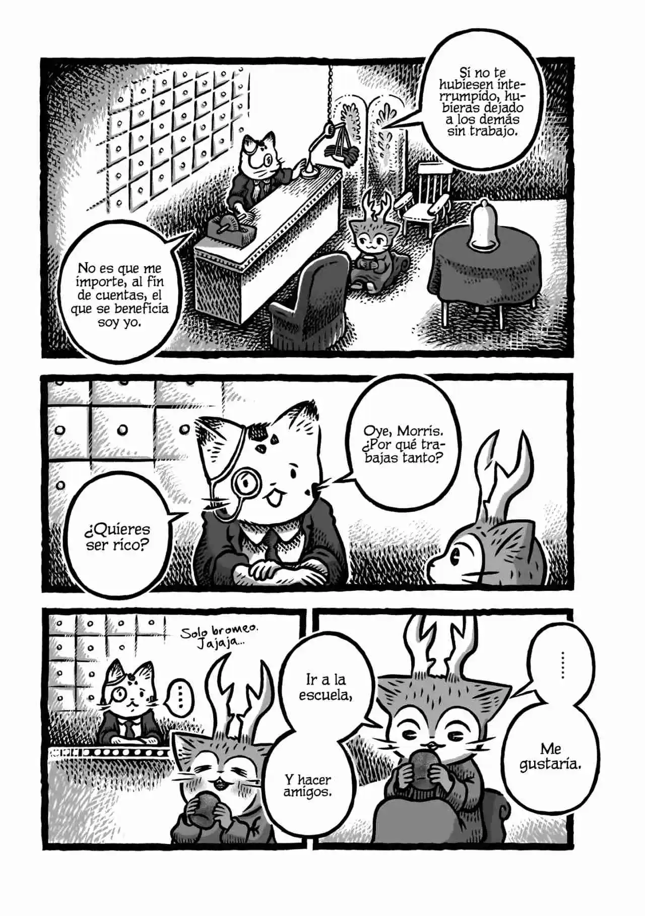 Morris: Tsuno Ga Haeta Neko No Bouken Native - Capítulo 14 - Página 7 - LectorTMOo