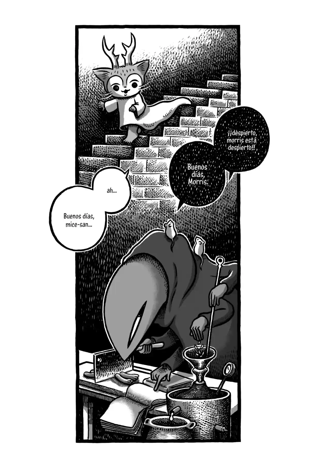 Morris: Tsuno Ga Haeta Neko No Bouken Native - Capítulo 2 - Página 5 - LectorTMOo