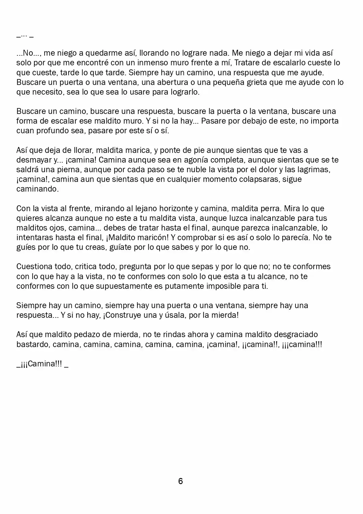 Mortem Y Fukkatsu. (Novela) - Capítulo 1 - Página 6 - LectorTMOo