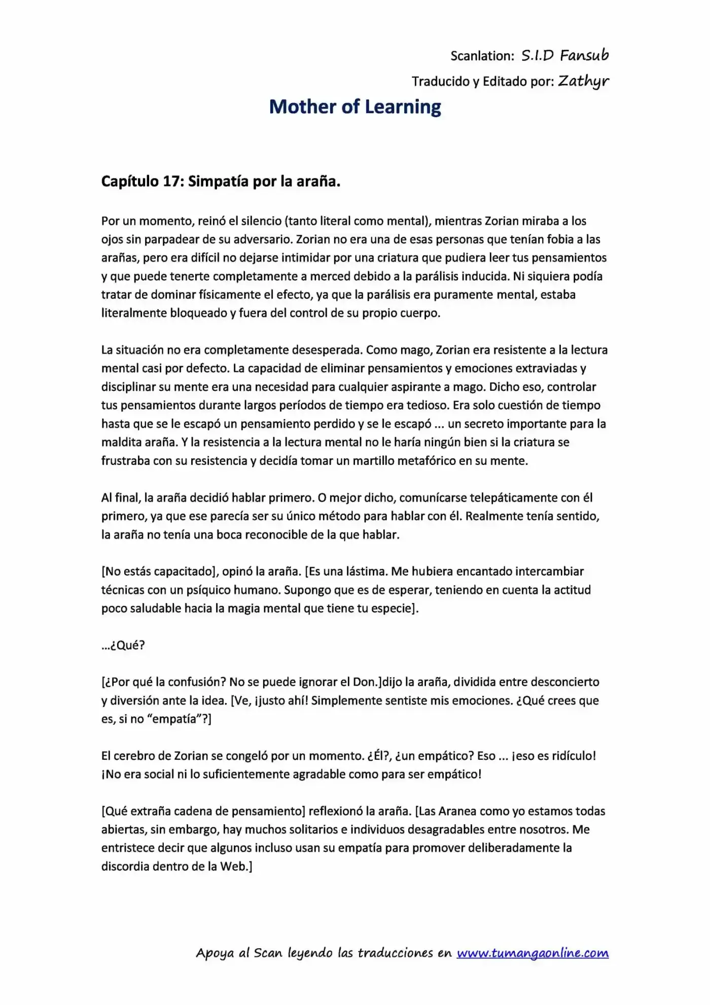 Mother Of Learning (Novela) - Capítulo 17 - Página 1 - LectorTMOo
