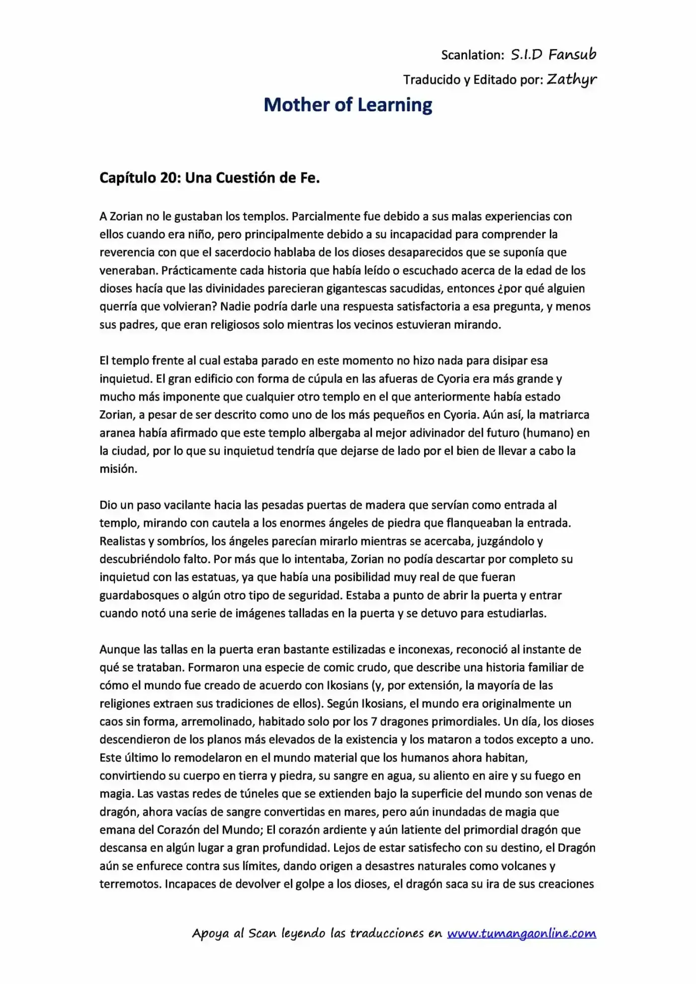 Mother Of Learning (Novela) - Capítulo 20 - Página 1 - LectorTMOo