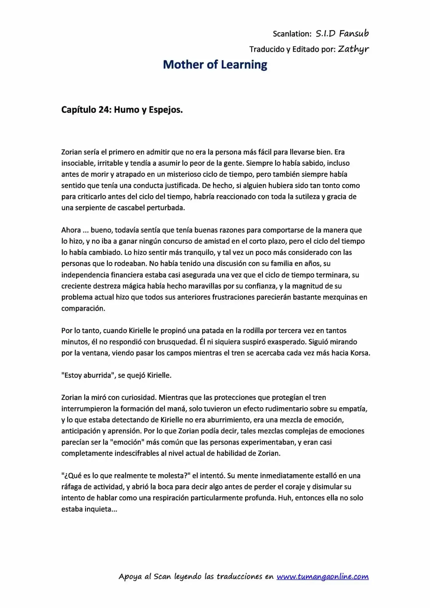 Mother Of Learning (Novela) - Capítulo 24 - Página 1 - LectorTMOo