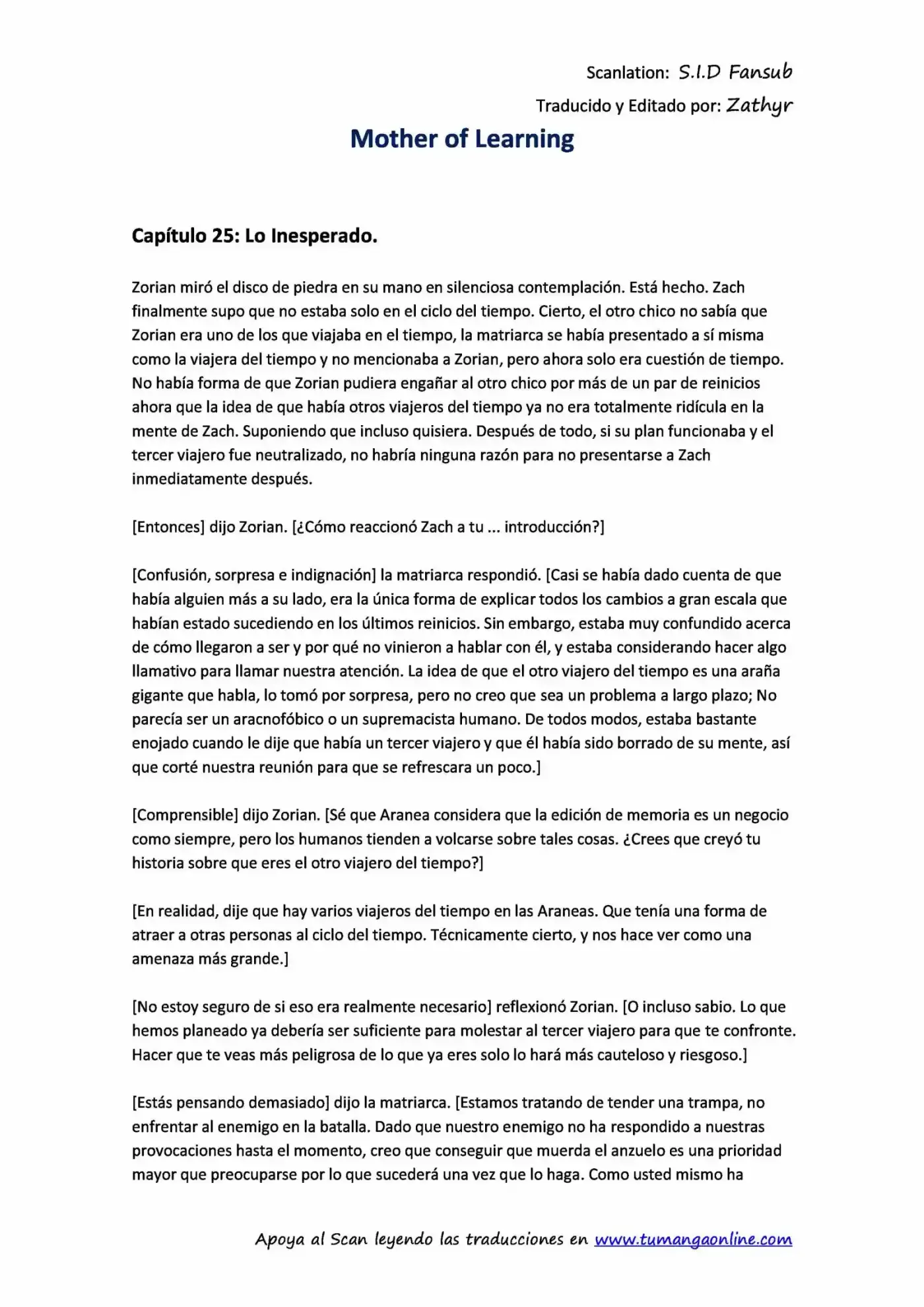 Mother Of Learning (Novela) - Capítulo 25 - Página 1 - LectorTMOo