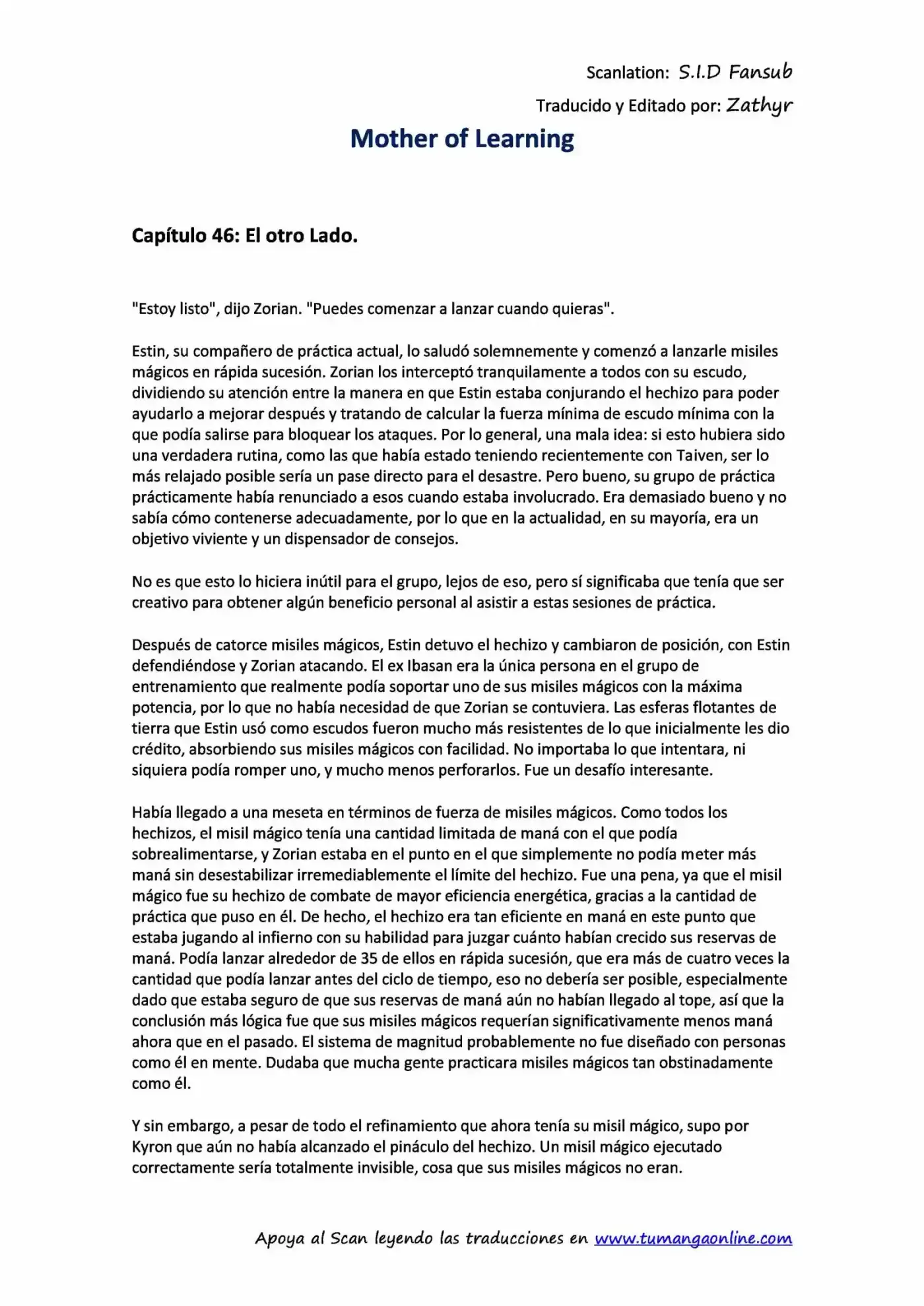Mother Of Learning (Novela) - Capítulo 46 - Página 1 - LectorTMOo