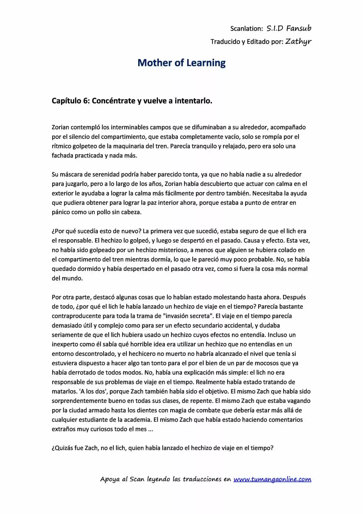 Mother Of Learning (Novela) - Capítulo 6 - Página 1 - LectorTMOo