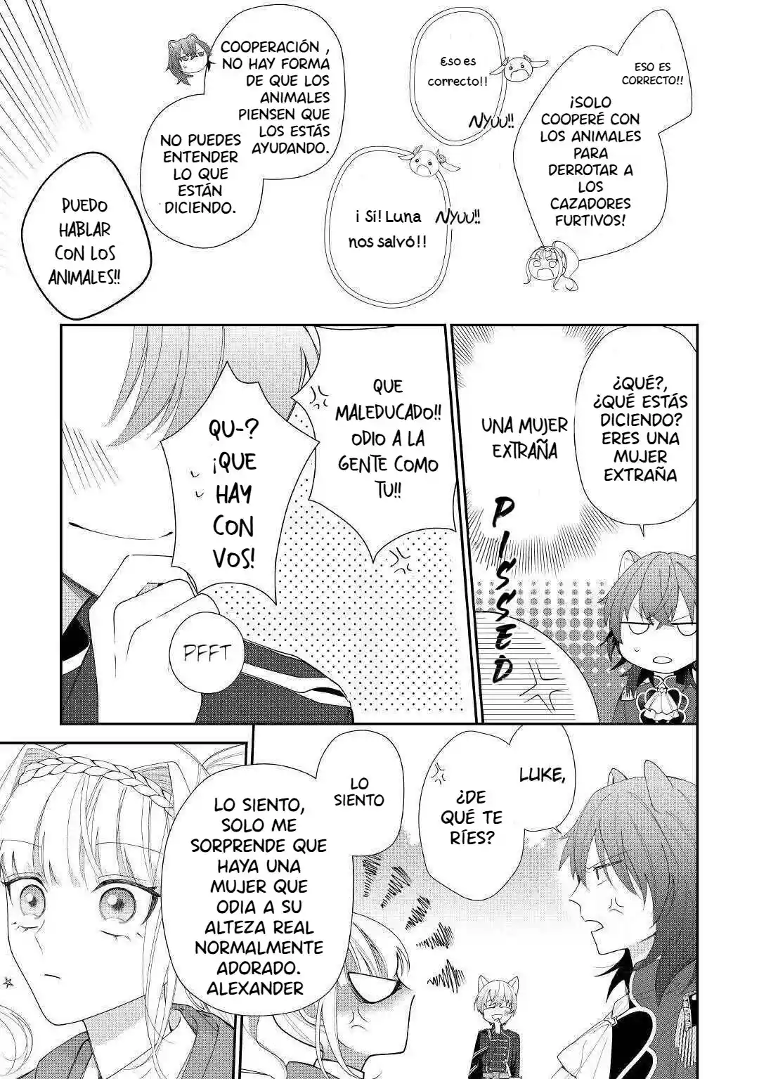 Moto Juui No Reijou Wa Konyaku Haki Saremashita Ga, Mofumofu-tachi Ni Daininki Desu! capítulo 3 página 16