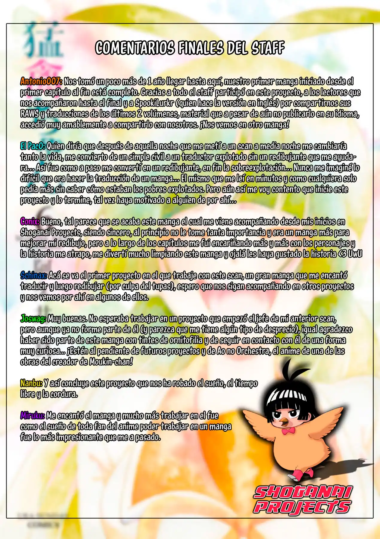 Moukin-chan - Capítulo 67.50 - Página 18 - LectorTMOo