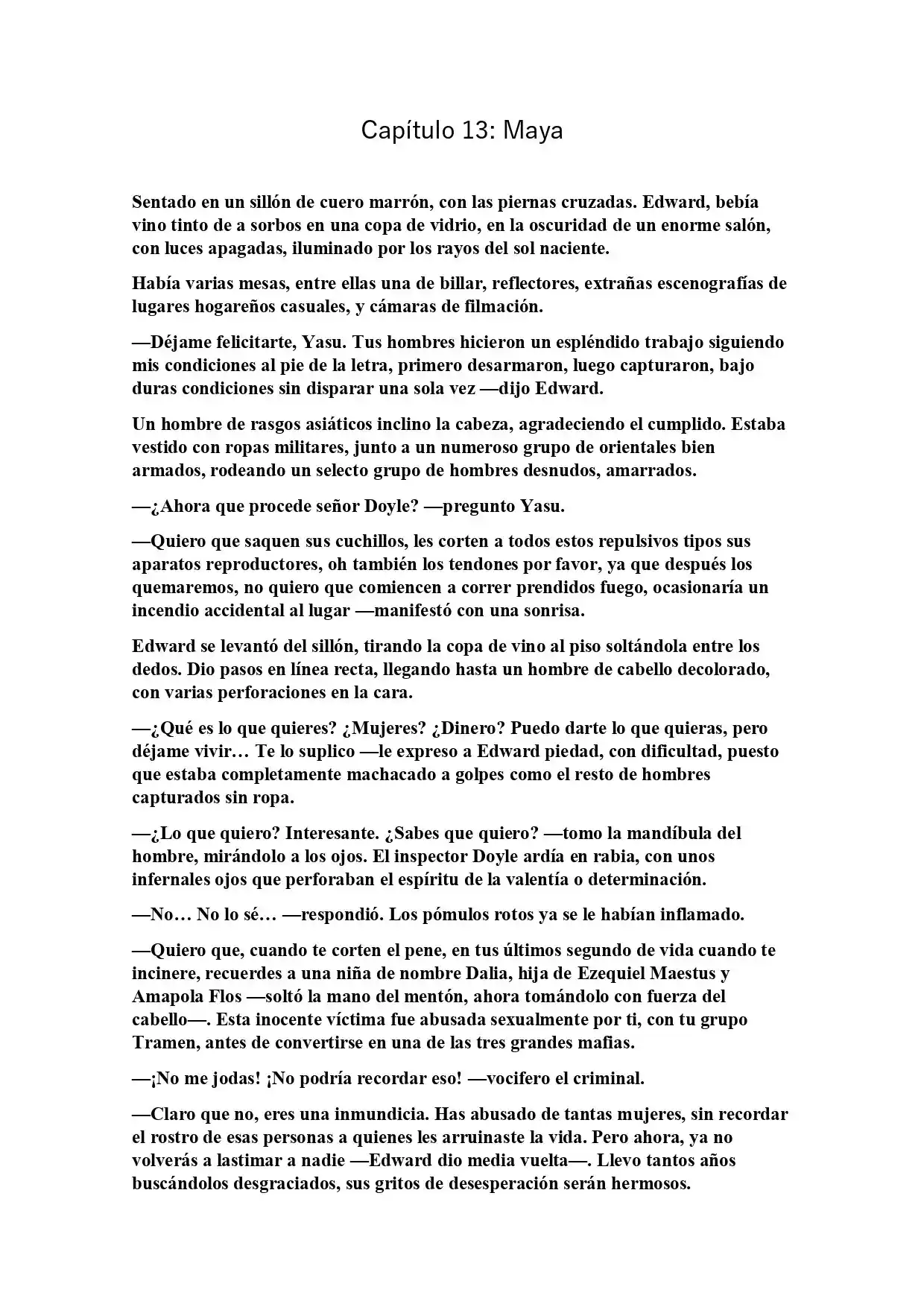 Muerte A Los Tiranos (Novela) - Capítulo 13 - Página 1 - LectorTMOo