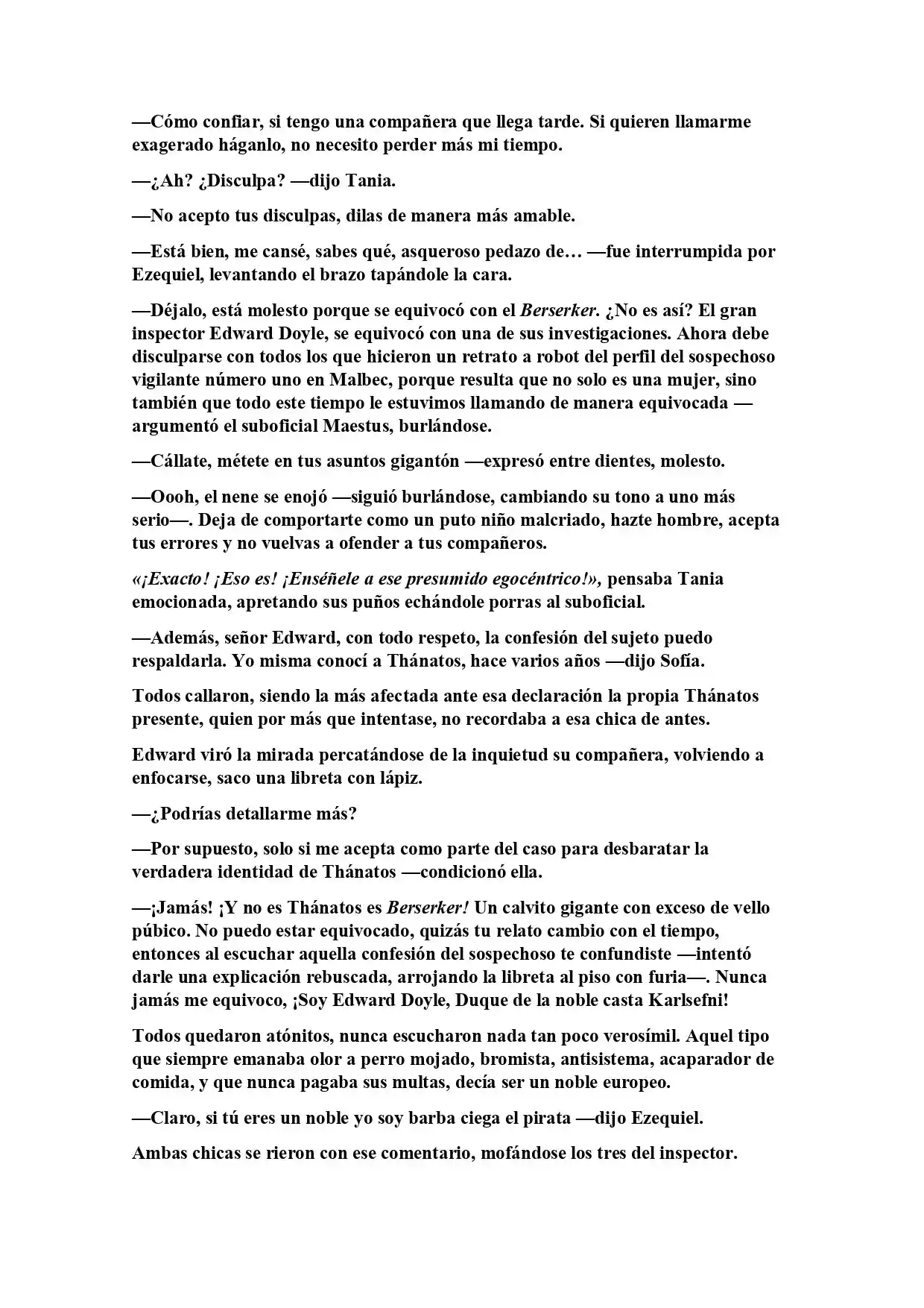 Muerte A Los Tiranos (Novela) - Capítulo 7 - Página 8 - LectorTMOo