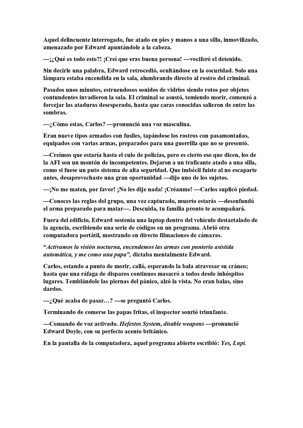 Muerte A Los Tiranos (Novela) - Capítulo 7 - Página 10 - LectorTMOo