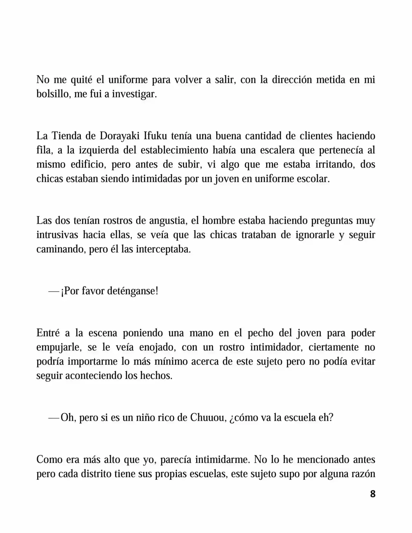 Mujaki Na Ore Wa Jitsu Ni Mijime (Novela) - Capítulo 1 - Página 8 - LectorTMOo