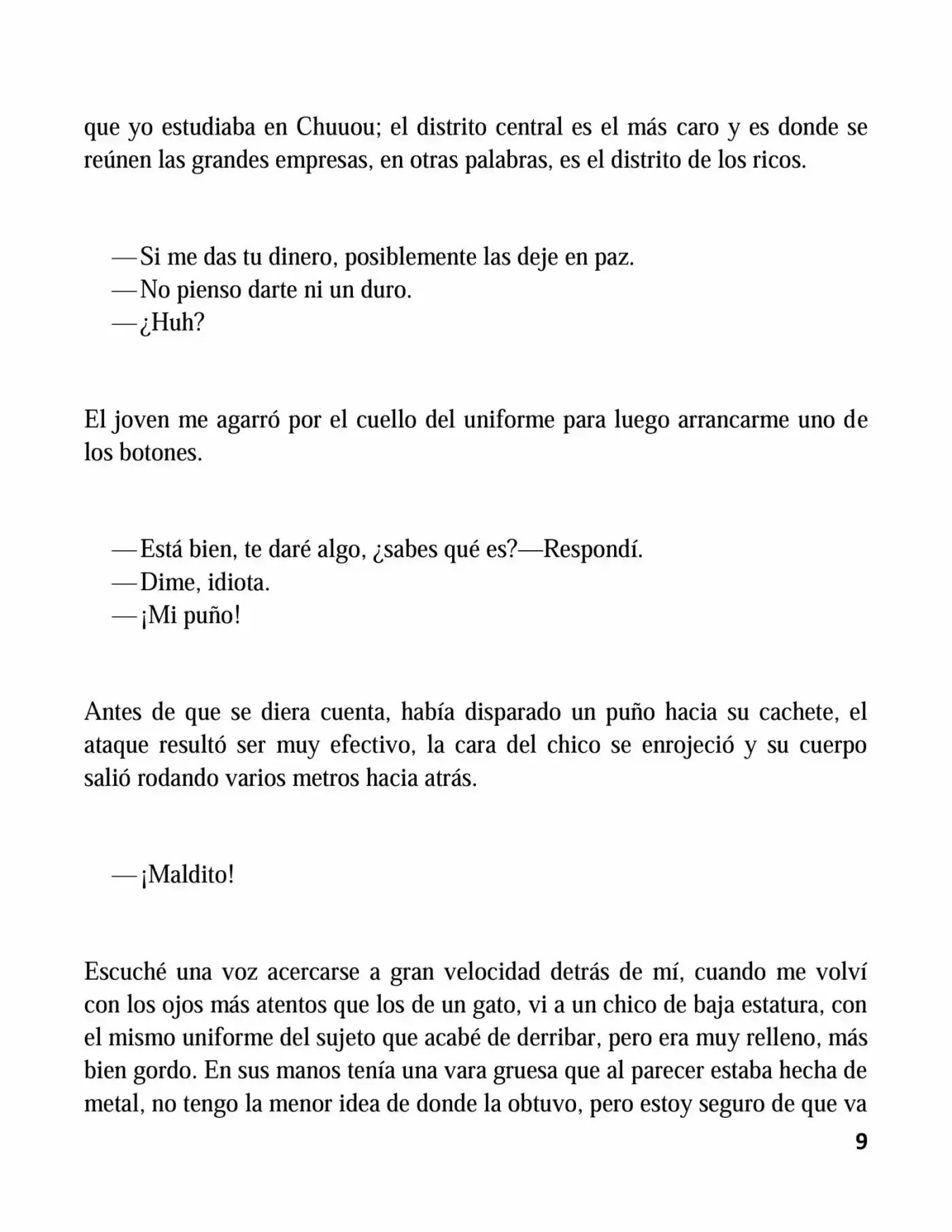 Mujaki Na Ore Wa Jitsu Ni Mijime (Novela) - Capítulo 1 - Página 9 - LectorTMOo