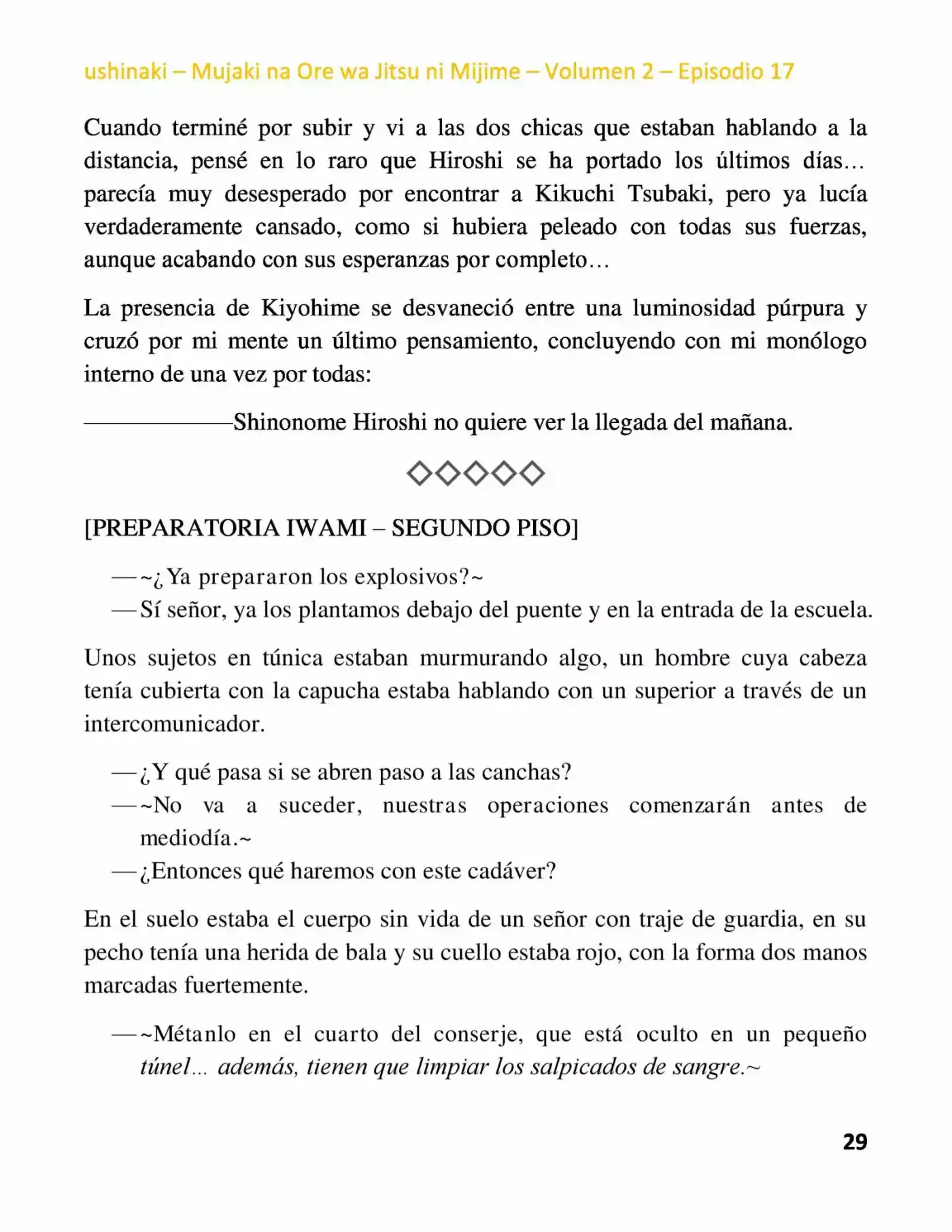 Mujaki Na Ore Wa Jitsu Ni Mijime (Novela) - Capítulo 17 - Página 29 - LectorTMOo