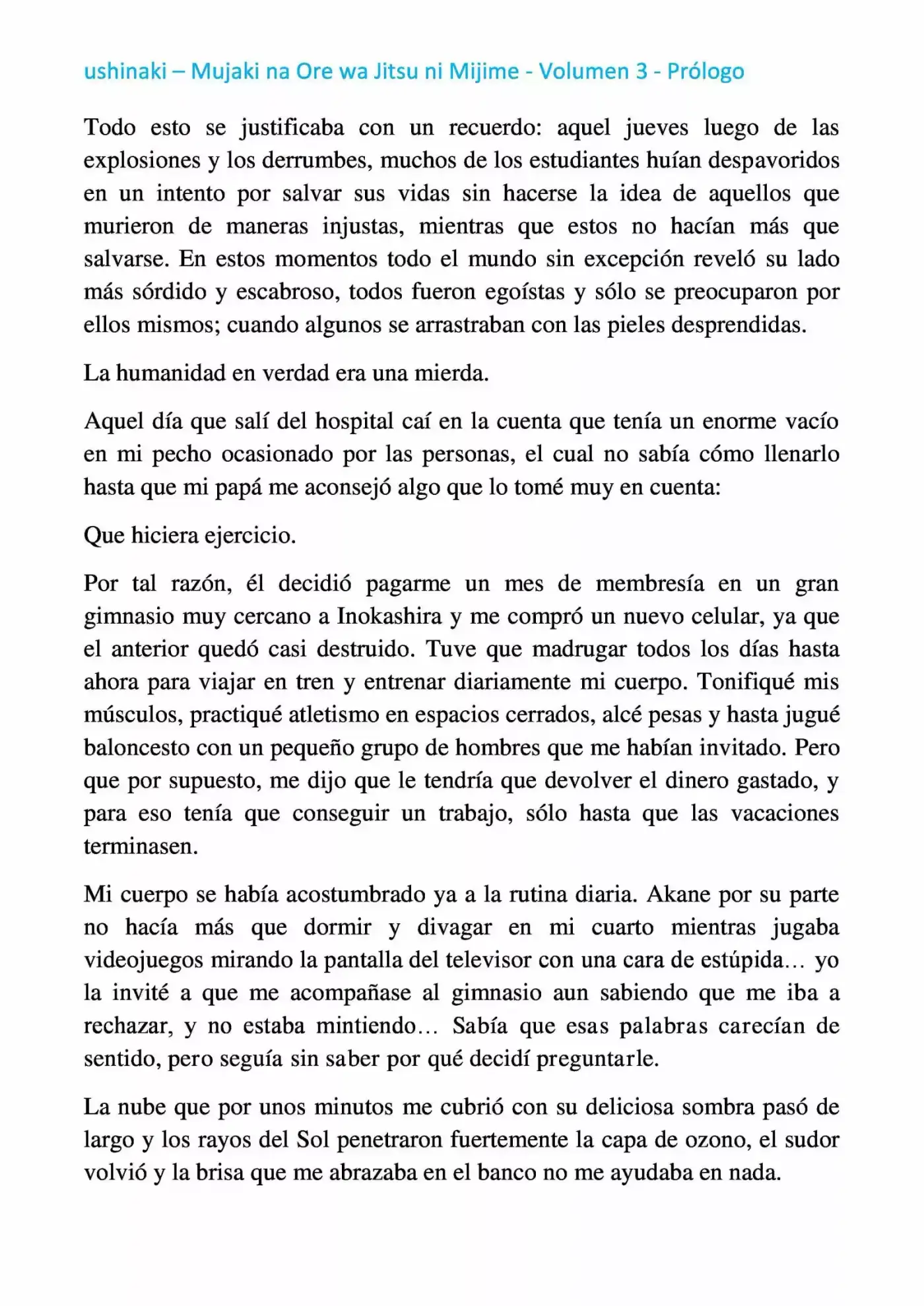Mujaki Na Ore Wa Jitsu Ni Mijime (Novela) - Capítulo 18.75 - Página 7 - LectorTMOo