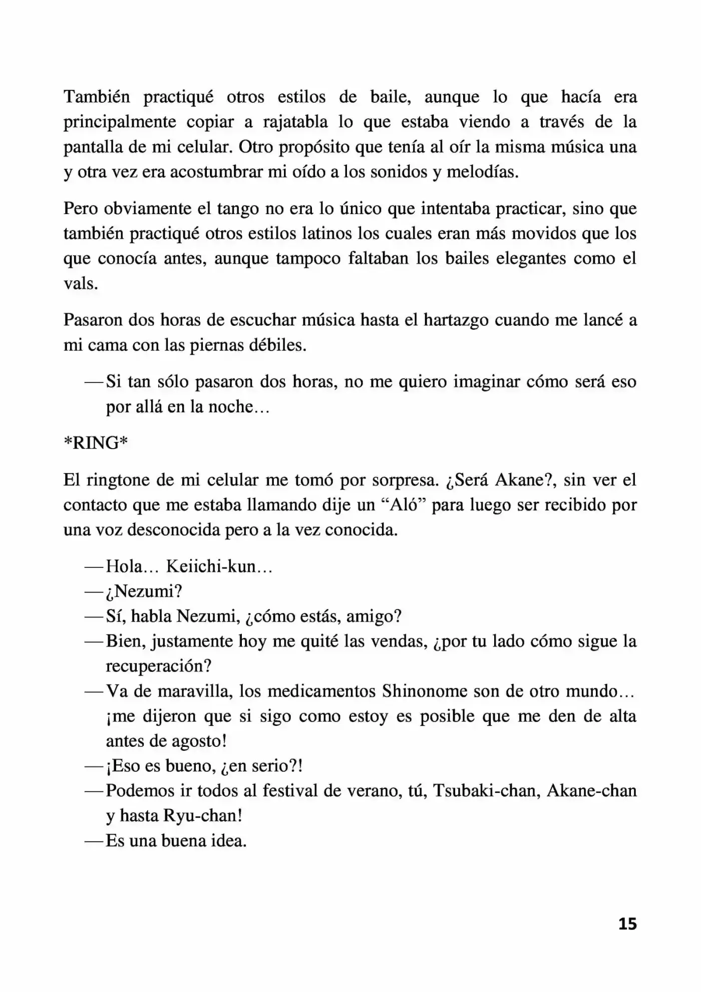 Mujaki Na Ore Wa Jitsu Ni Mijime (Novela) - Capítulo 24 - Página 15 - LectorTMOo