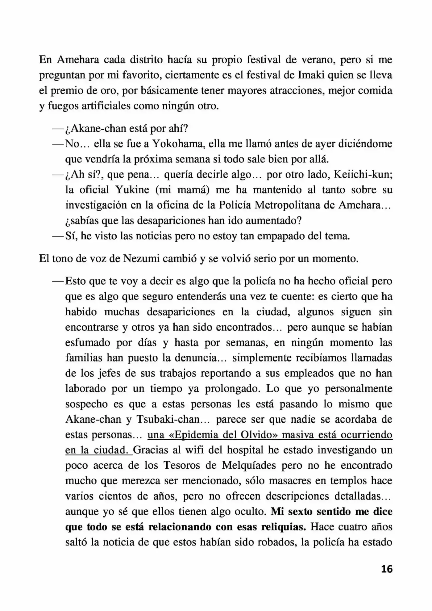 Mujaki Na Ore Wa Jitsu Ni Mijime (Novela) - Capítulo 24 - Página 16 - LectorTMOo