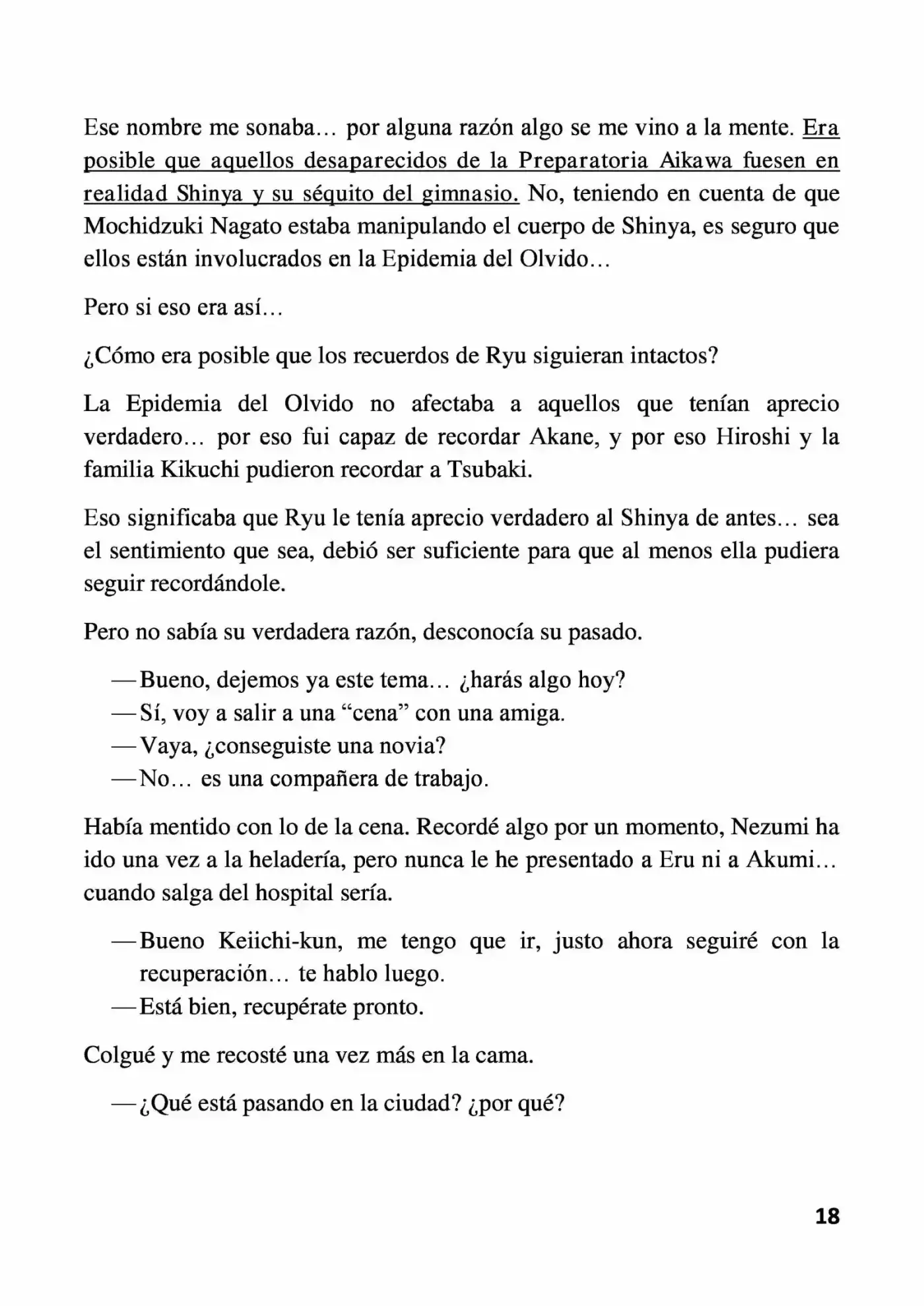 Mujaki Na Ore Wa Jitsu Ni Mijime (Novela) - Capítulo 24 - Página 18 - LectorTMOo