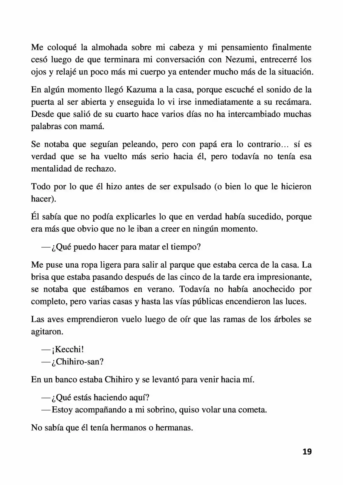 Mujaki Na Ore Wa Jitsu Ni Mijime (Novela) - Capítulo 24 - Página 19 - LectorTMOo